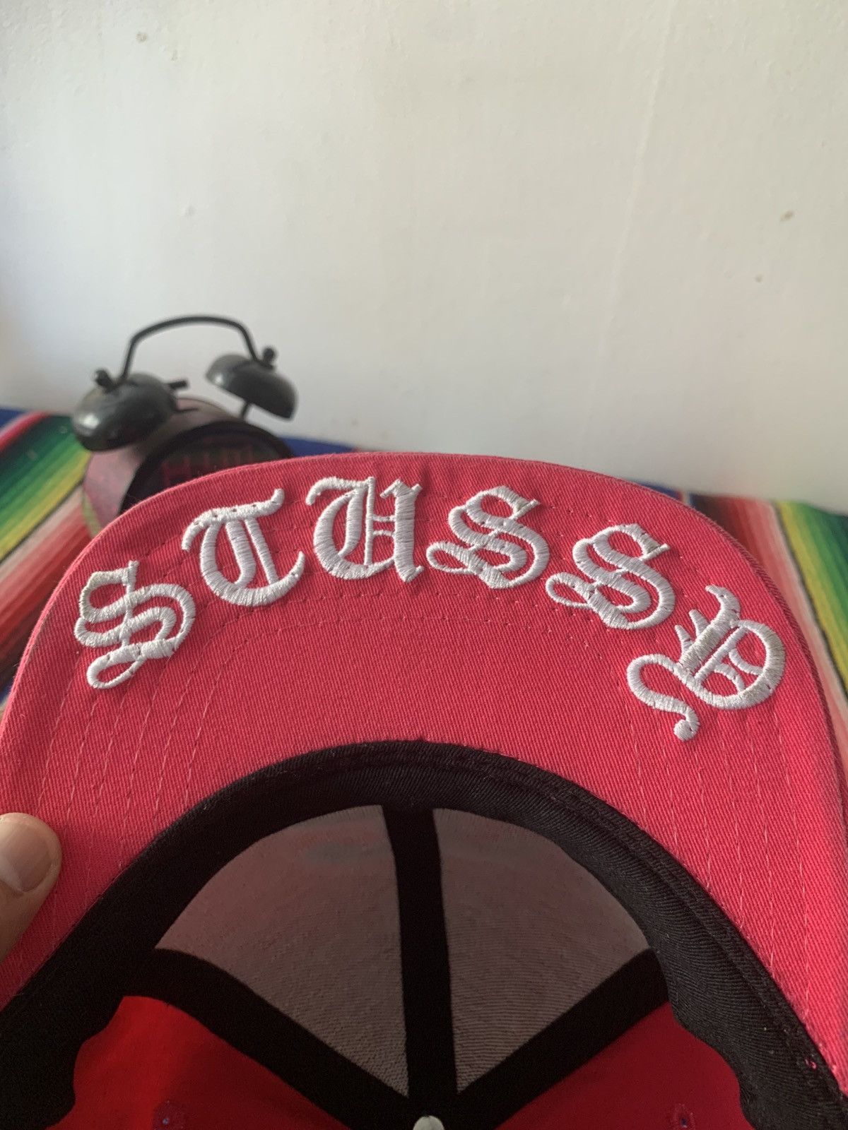 Stussy X Starter Full Emboirreded Snapback Hat