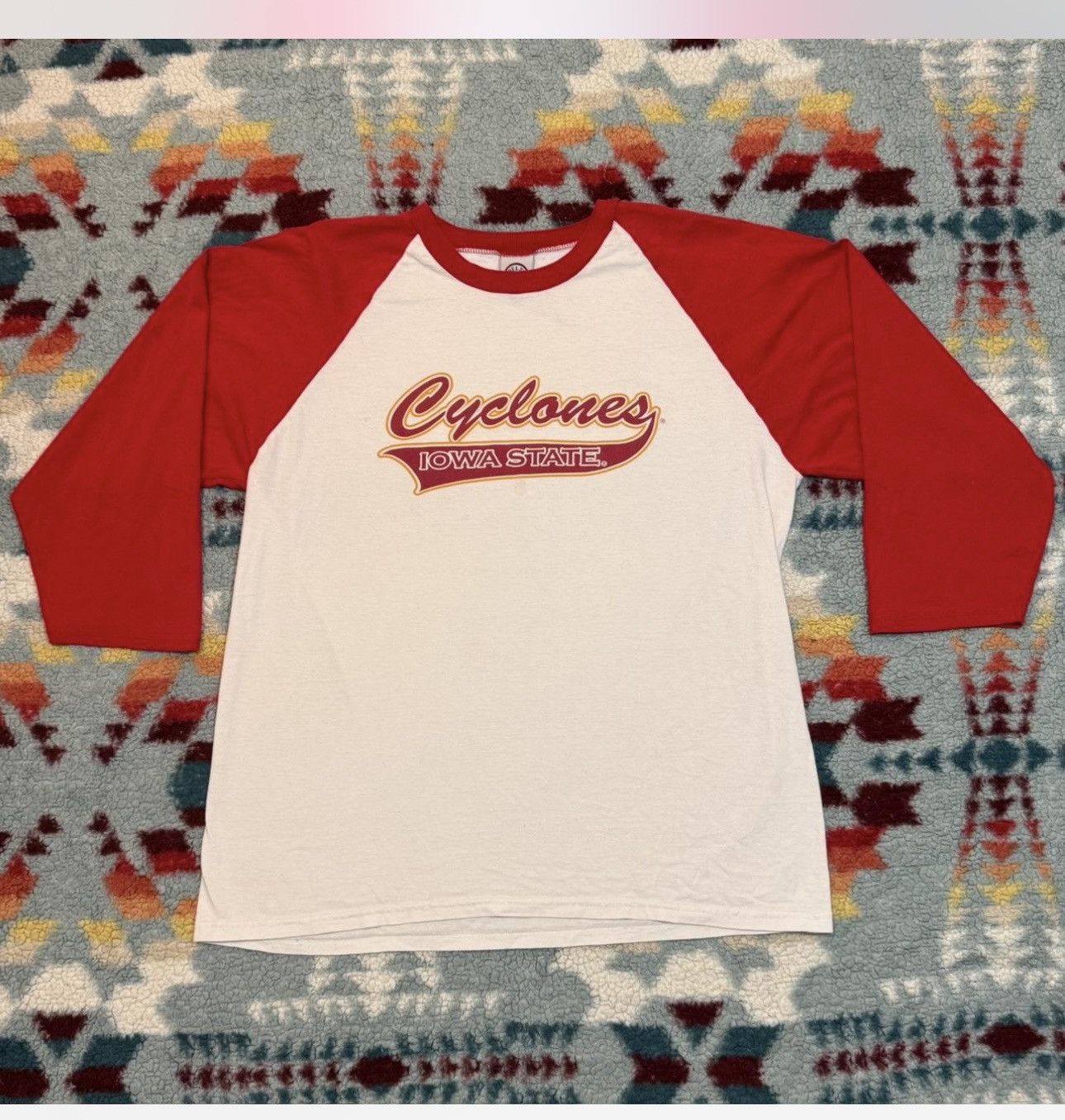 Vintage Vintage Iowa State Cyclones Baseball Tee Y2K 90s Large Size US L / EU 52-54 / 3 - 2 Thumbnail