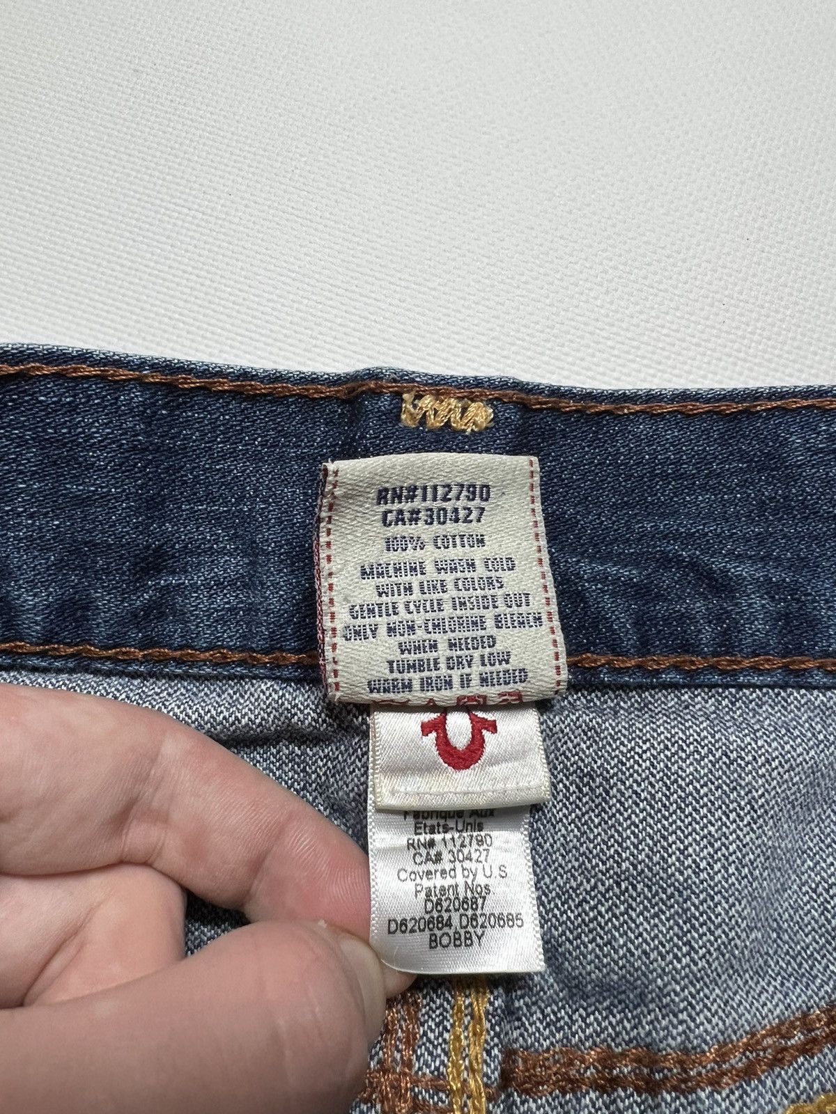 True Religion Vintage Y2k True Religion 💙 Custom Denim Shorts USA 00’s Size US 28 / EU 44 - 11 Thumbnail