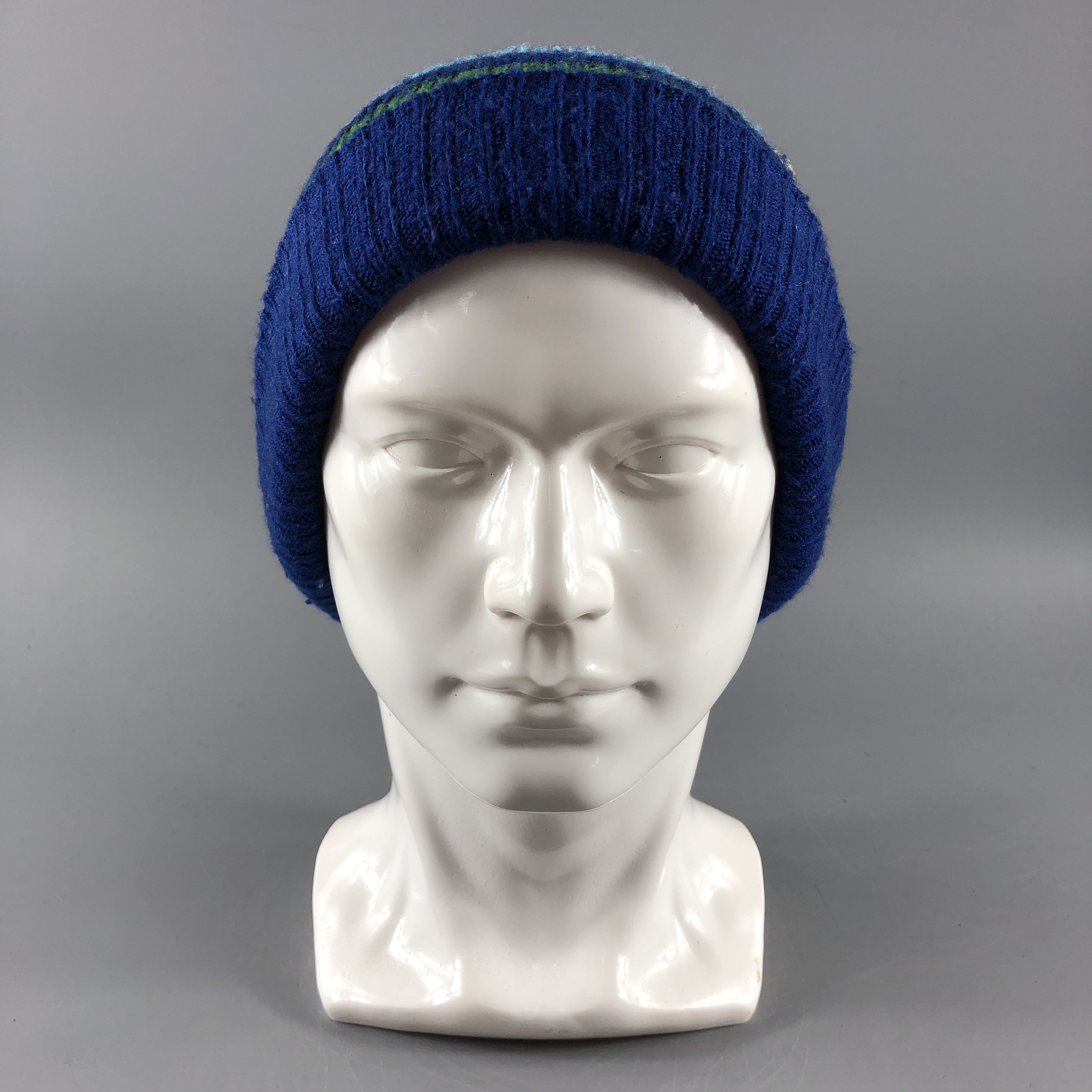 image of Vintage Japanese Hats Hakka Beanie Multicolor Snow Hat Snow Cap B201, Men's
