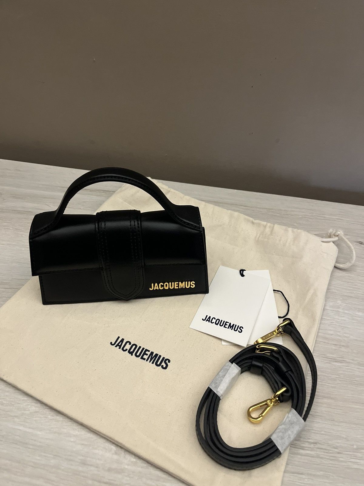 Jacquemus Jacquemus bambino mini black Size ONE SIZE - 2 Thumbnail
