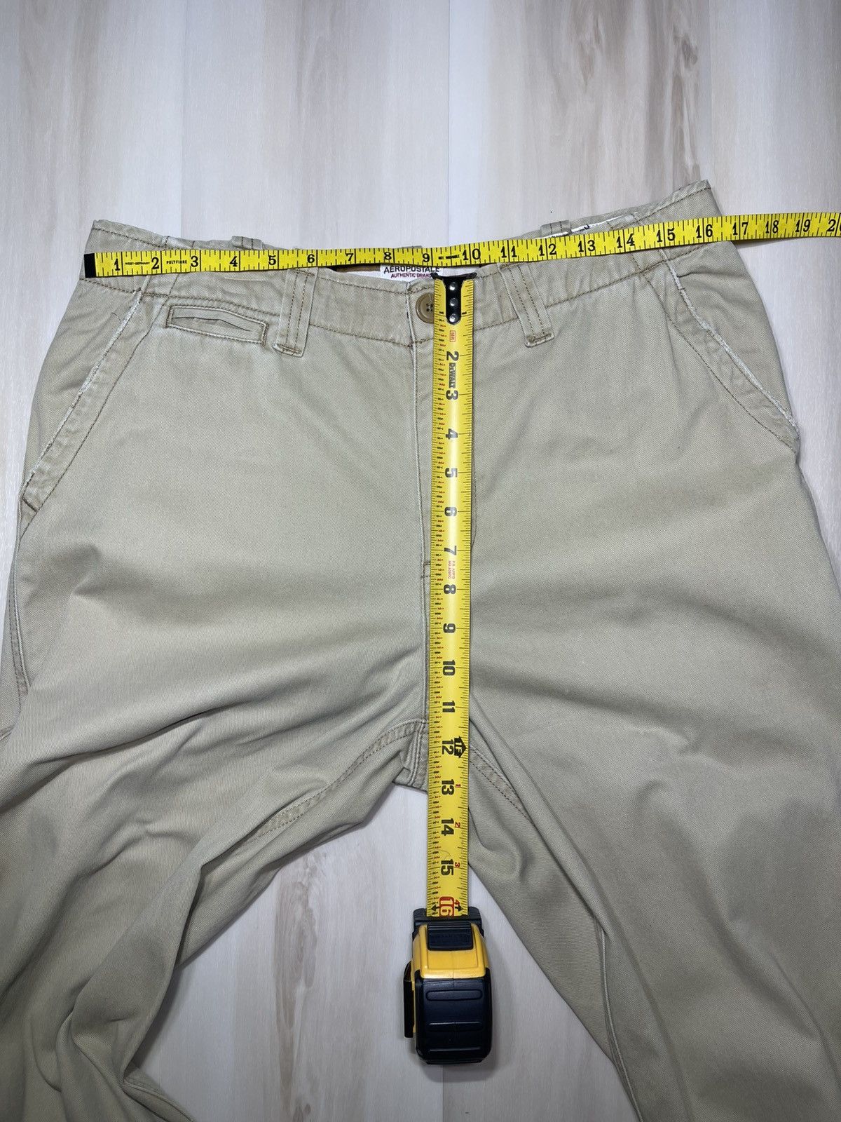 Aeropostale Vintage Aeropostale Chinos Men Sz 31x32 Beige Flare Straight Size US 31 - 5 Thumbnail