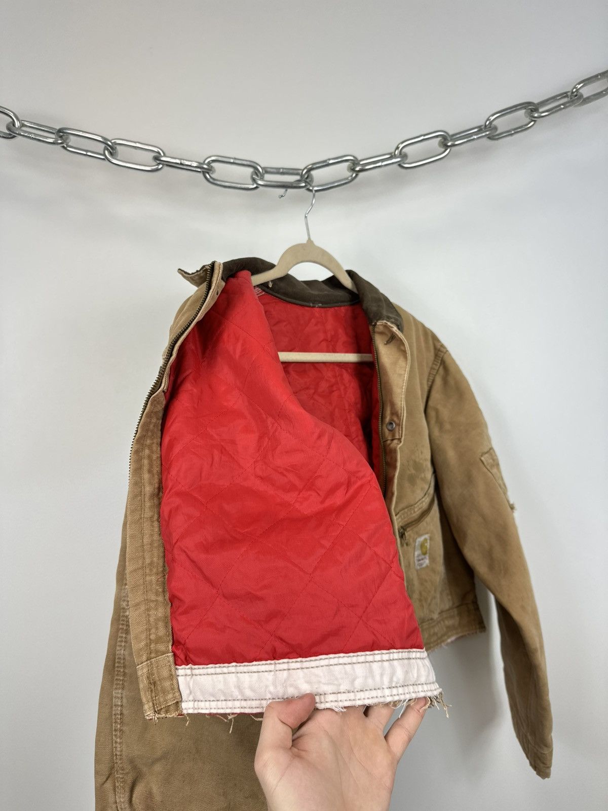 Carhartt Vintage 70s Carhartt USA Distressed Cropped Detroit Jacket Size US S / EU 44-46 / 1 - 17 Thumbnail