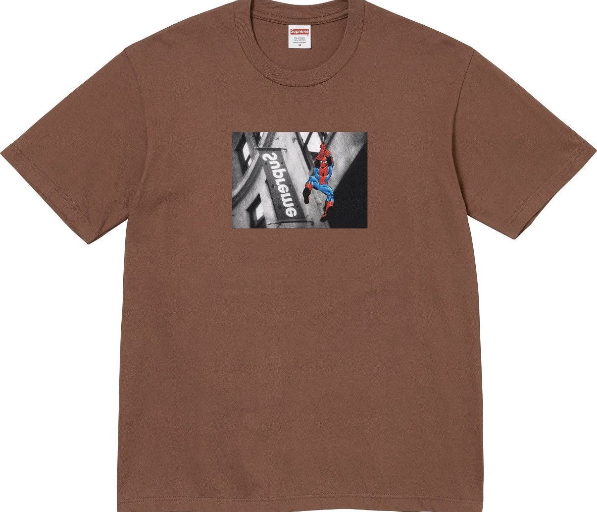 Supreme Supreme®/Spider-Man Tee (brown) (XL) | Grailed