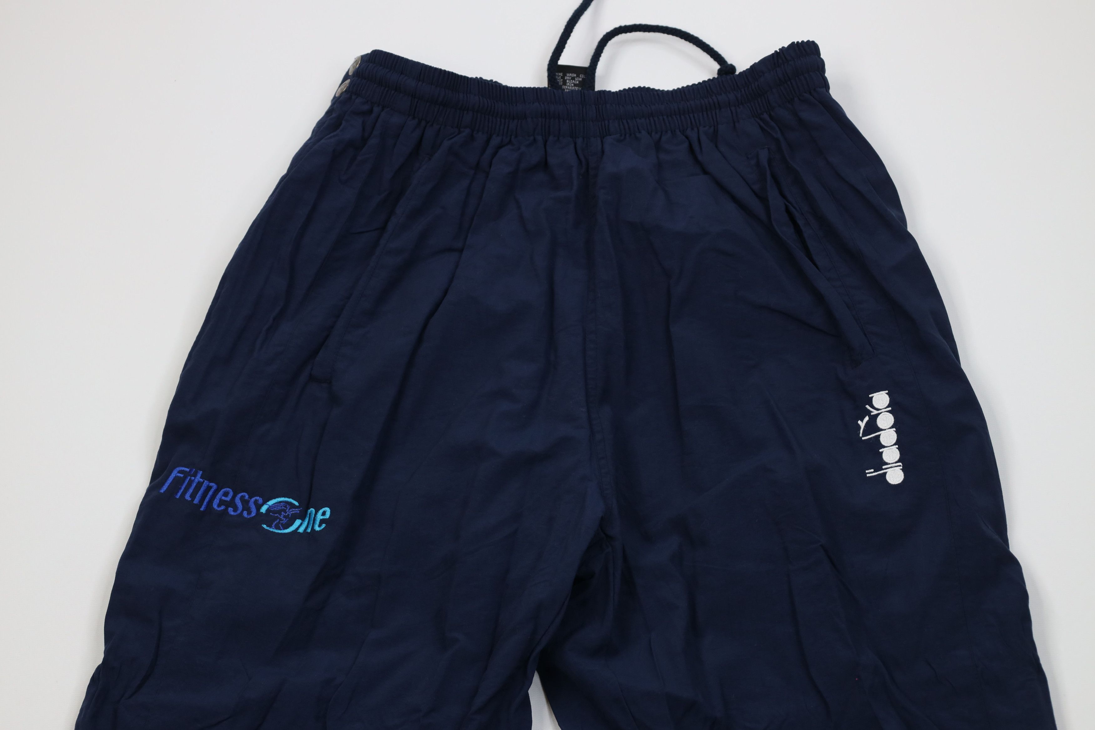 Diadora Vintage 90s Diadora Lined Tearaway Soccer Windbreaker Pants Size US 34 / EU 50 - 2 Thumbnail