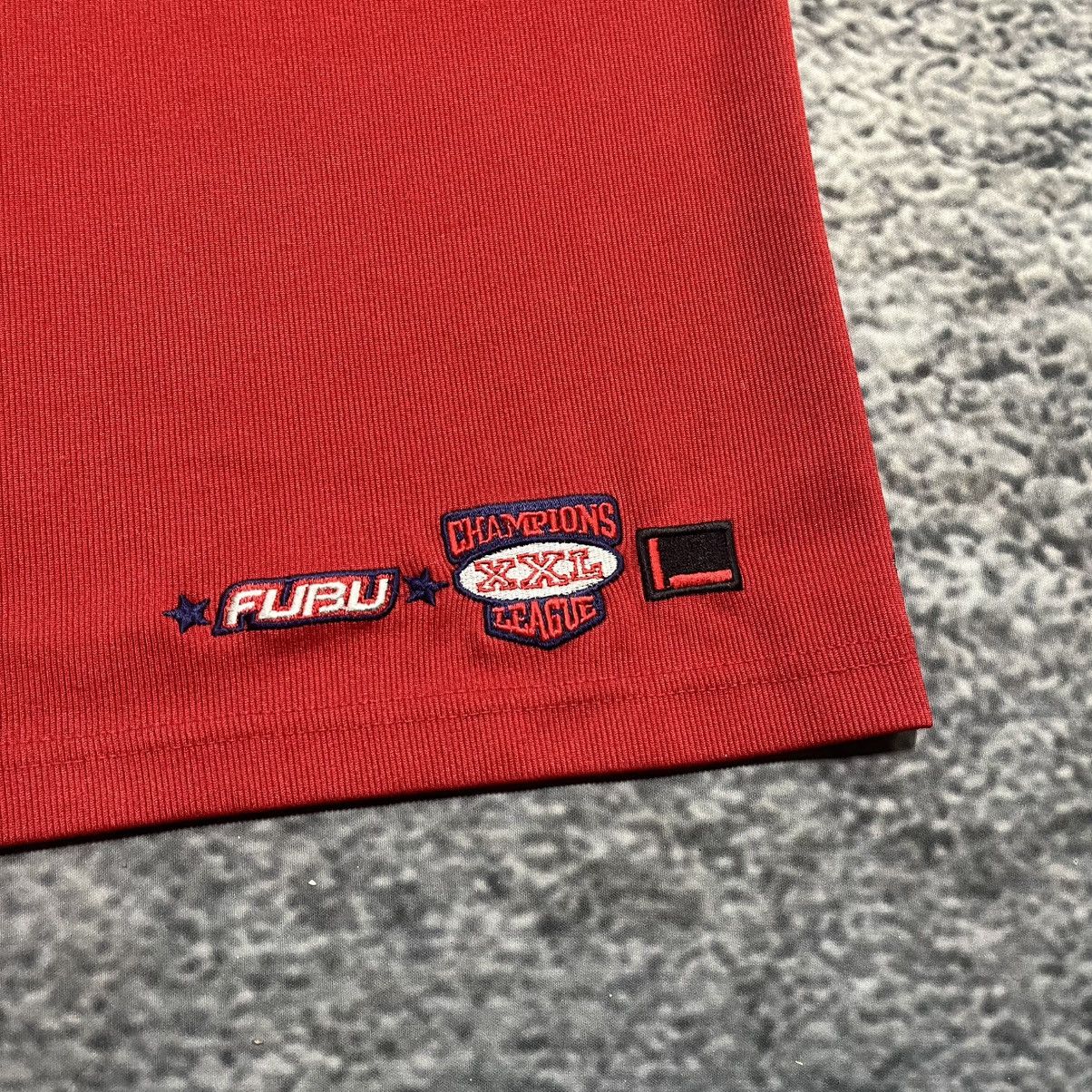 Fubu Vintage Y2K FUBU 05 Jersey Hip-Hop Skater Red Blue Large Size US L / EU 52-54 / 3 - 10 Thumbnail