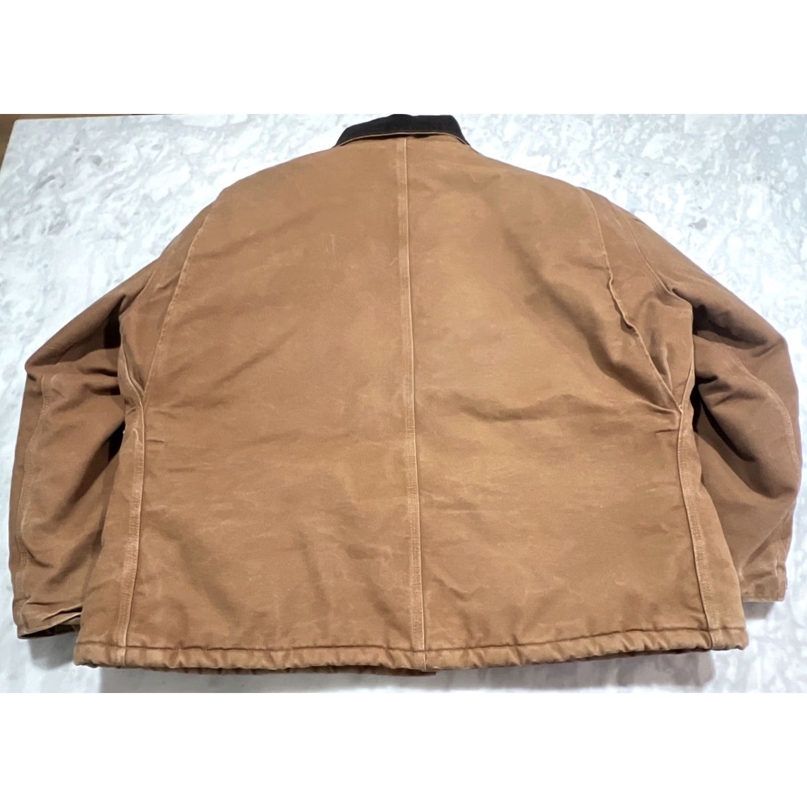Carhartt Carhartt Jacket Men's 2XL Regular Brown Duck Canvas Lined Cotton C26 BRN Mexico Workwear Size US XXL / EU 58 / 5 - 4 Thumbnail