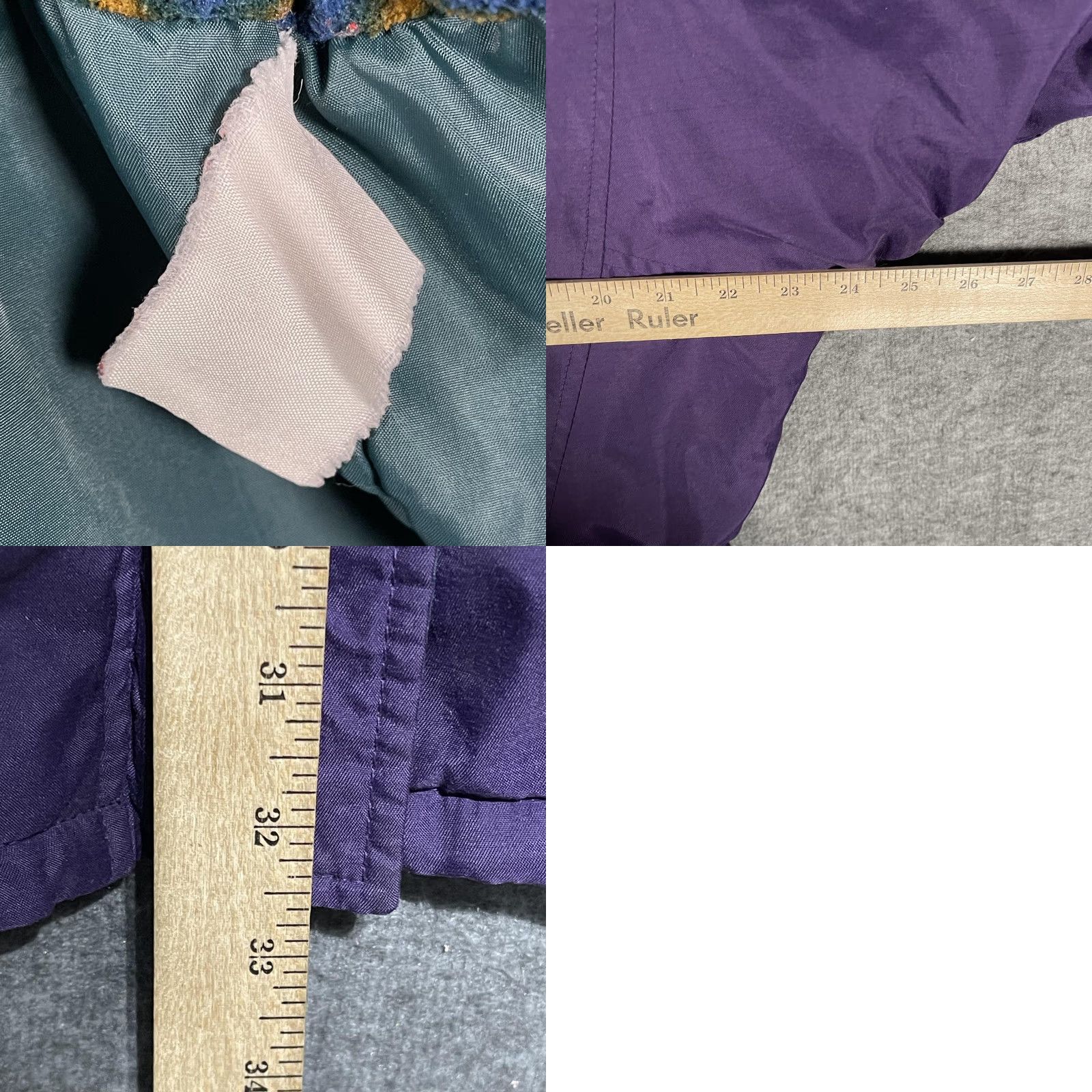 Vintage VINTAGE Columbia Jacket Womens XL Purple Hooded Nylon Parka 90s Fleece Lined Zip Size XL / US 12-14 / IT 48-50 - 8 Thumbnail
