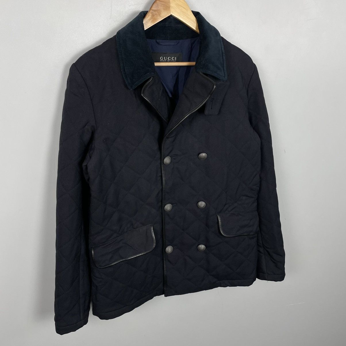 Gucci Archive Gucci short double-breasted coat designer Tom Ford Size US M / EU 48-50 / 2 - 3 Thumbnail