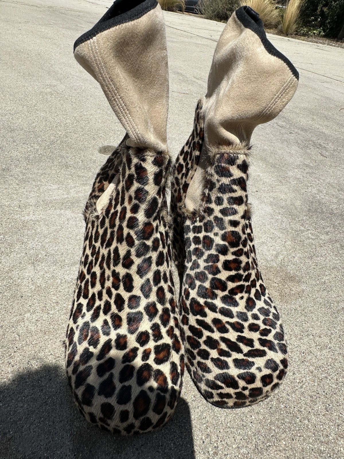 Random Identities Random Identities Cheetah Platform Heels Size US 9 / EU 42 - 5 Thumbnail