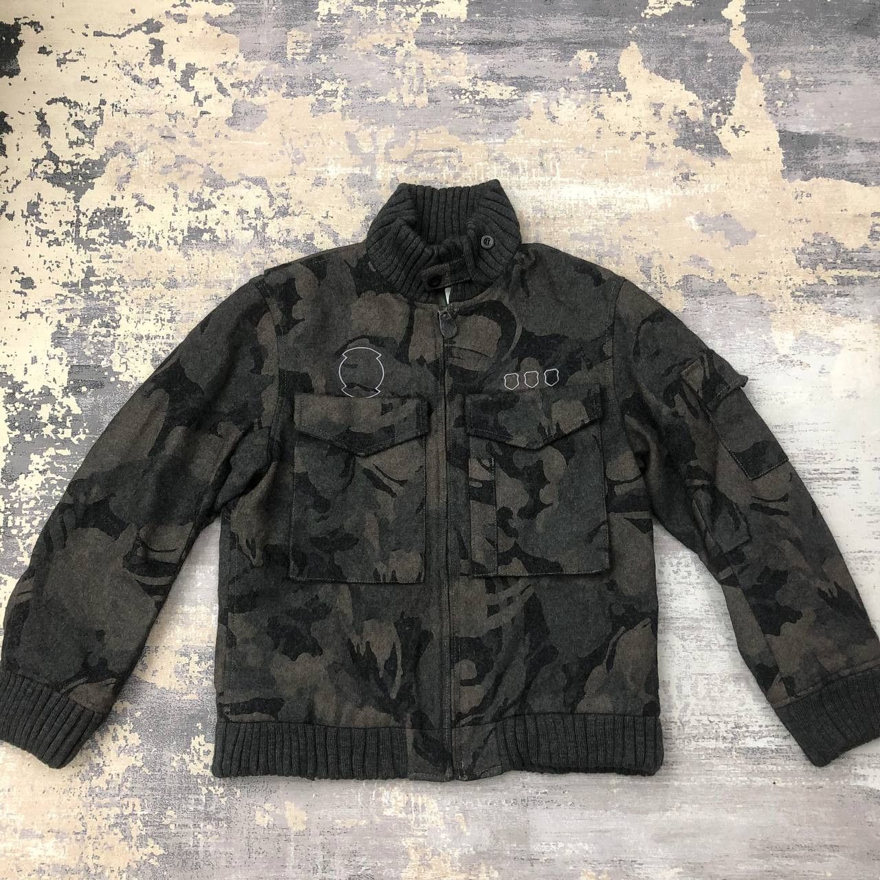 Japanese Brand Y475 NO CONCEPT BUT GOOD SENSE WOOL CAMO JACKET Size US M / EU 48-50 / 2 - 4 Thumbnail