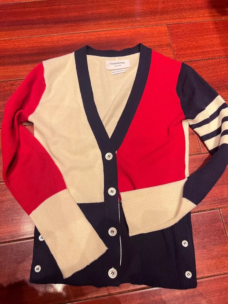 Thom Browne Thom Browne Cashmere cardigan Size XS / US 0-2 / IT 36-38 - 1 Thumbnail