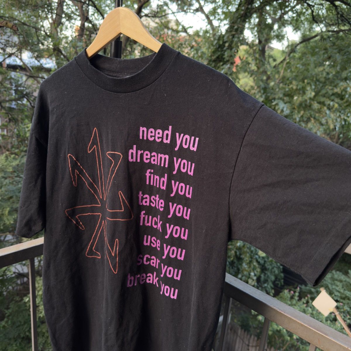 Band Tees 1995 Nine Inch Nails Eraser Band Tee Shirt ERD Grunge Chrome Size US XL / EU 56 / 4 - 11 Thumbnail