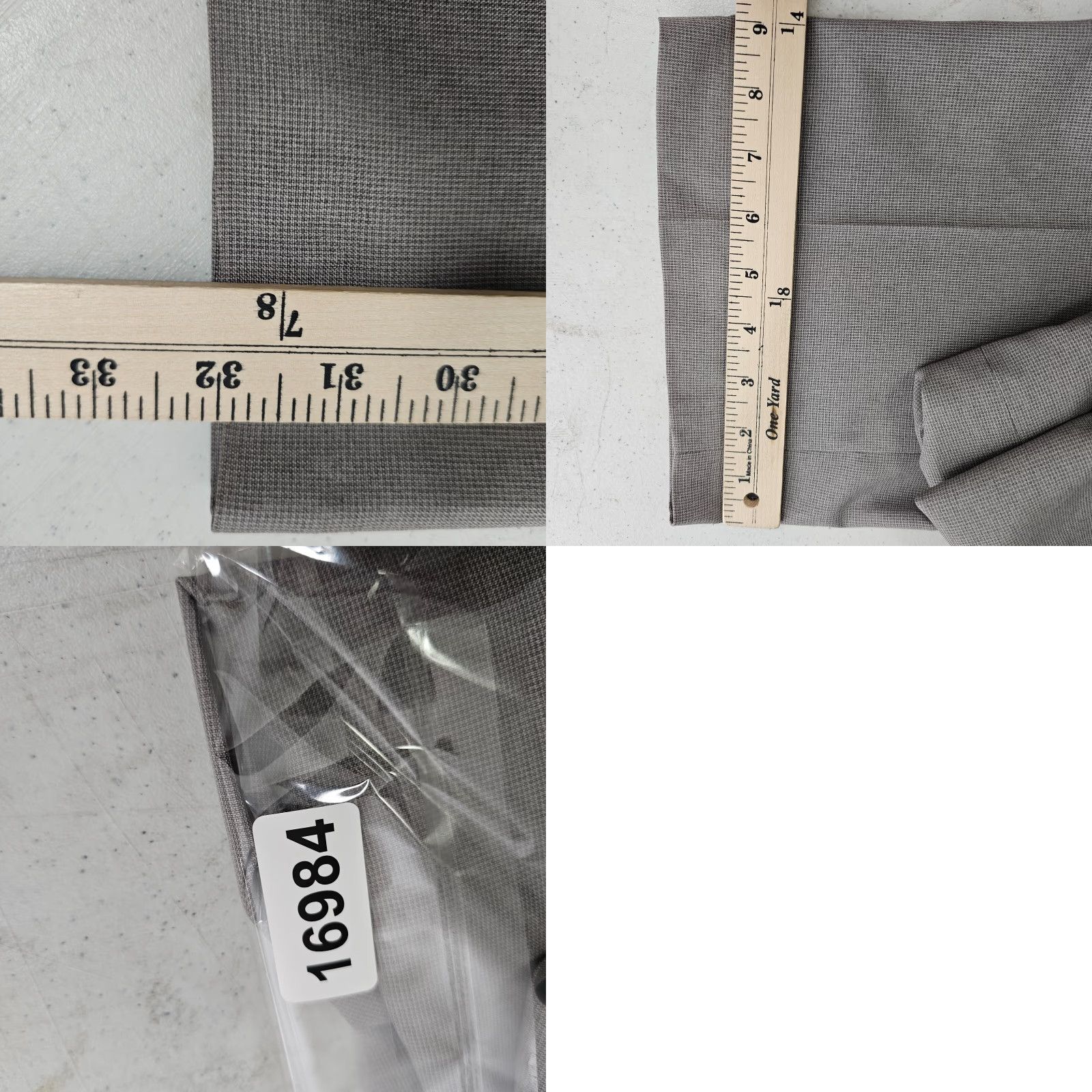 Haggar Haggar Dress Pants Mens 34x32 Grey Straight Fit Flat Front Comfort Waist Knit Polyester Slacks Regular Size US 34 / EU 50 - 9 Thumbnail