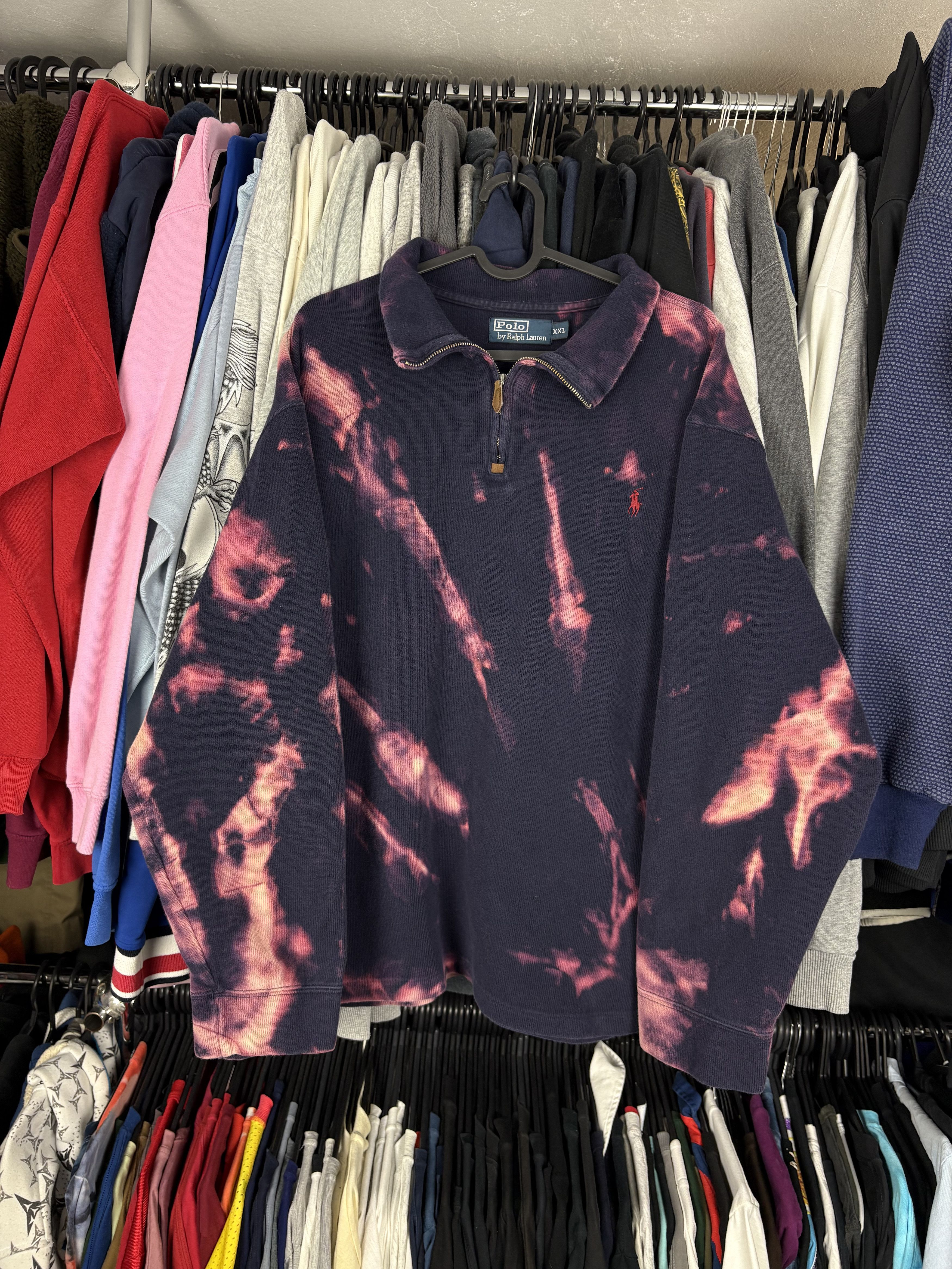 Polo Ralph Lauren × Ralph Lauren × Vintage Polo Ralph Lauren Quarter Zip Size US XXL / EU 58 / 5 - 1 Thumbnail