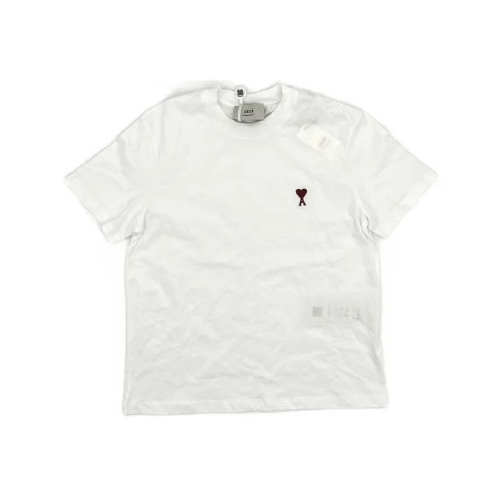 AMI AMIPARIS White Comfortable Cotton T-Shirt -2507 Size US XS / EU 42 / 0 - 1 Thumbnail