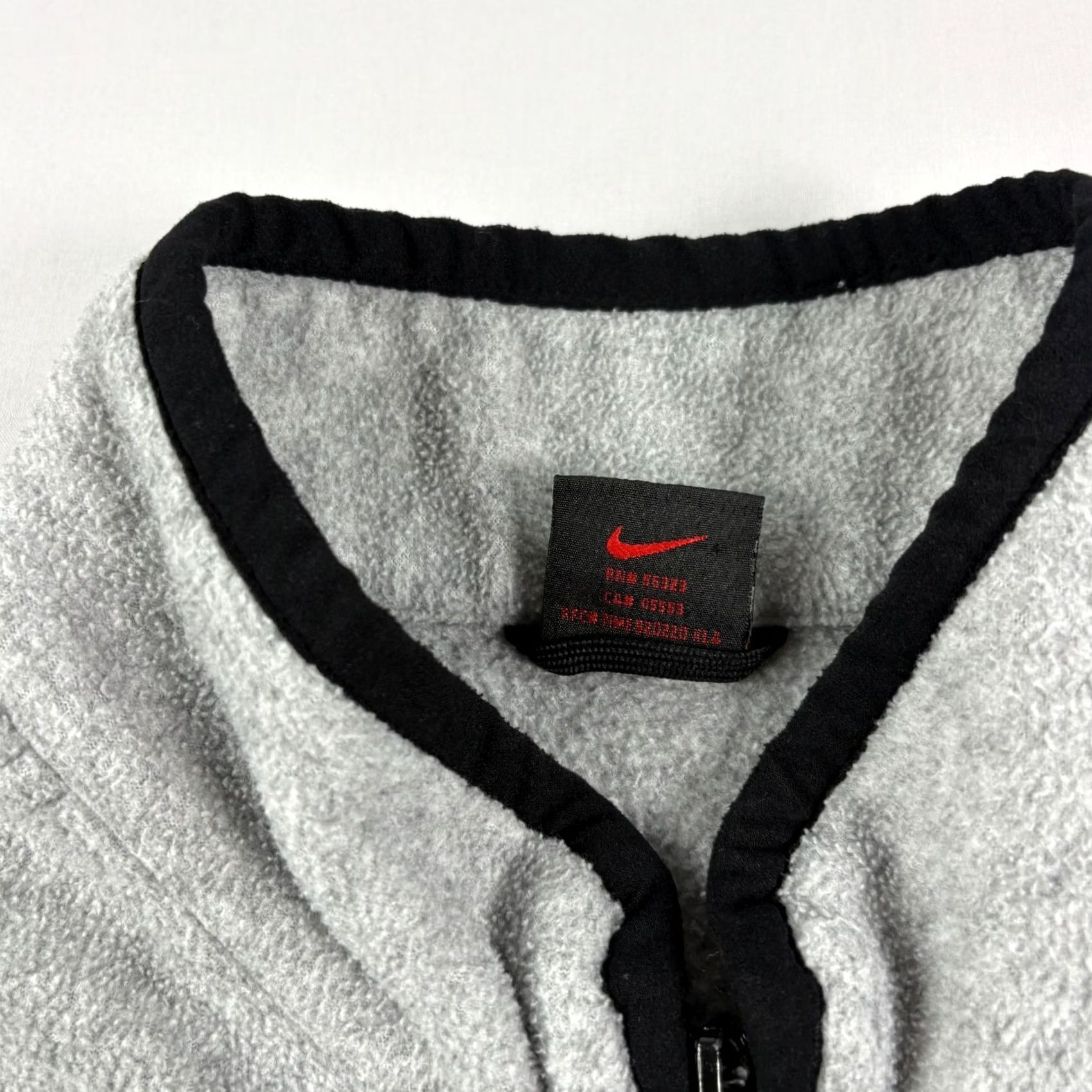 Nike VINTAGE Nike Jacket Mens Large Gray Fleece Full Zip Pockets Casual 90s Windbreaker Logo Full Zip Mens Size US L / EU 52-54 / 3 - 7 Thumbnail