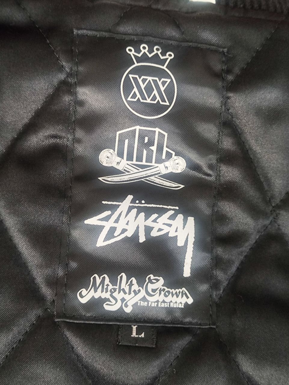 Stussy Stussy x Nine Rulaz Line x Mighty Crown Varsity Jacket Size US L / EU 52-54 / 3 - 6 Thumbnail