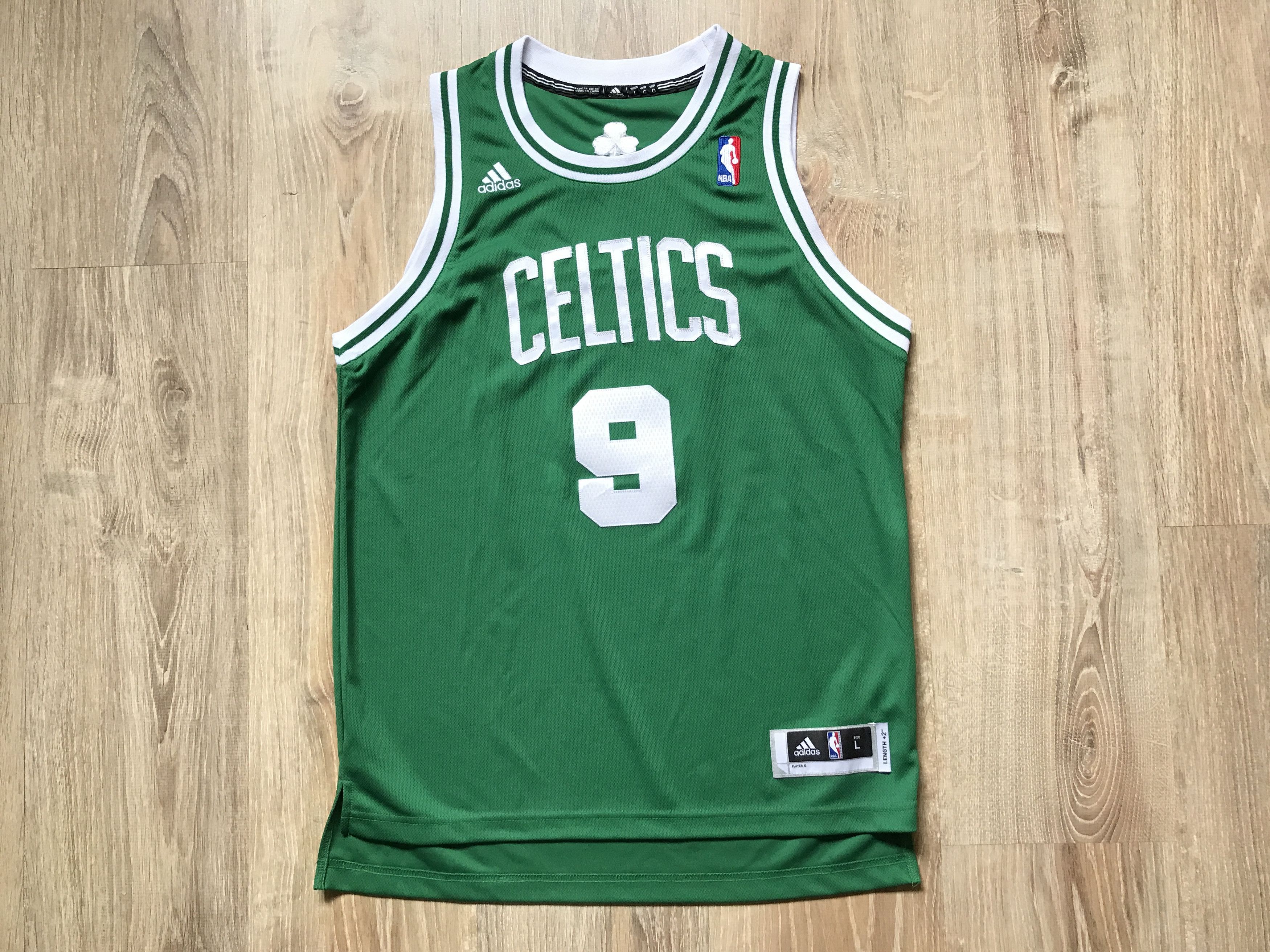 Adidas × NBA × Vintage Adidas Vintage Boston Celtics Rajon Rondon #9 Jersey Size US L / EU 52-54 / 3 - 1 Thumbnail