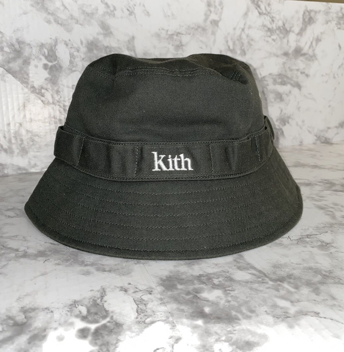 Kith Kith Canvas Serif Bucket Hat (Stadium) Grailed