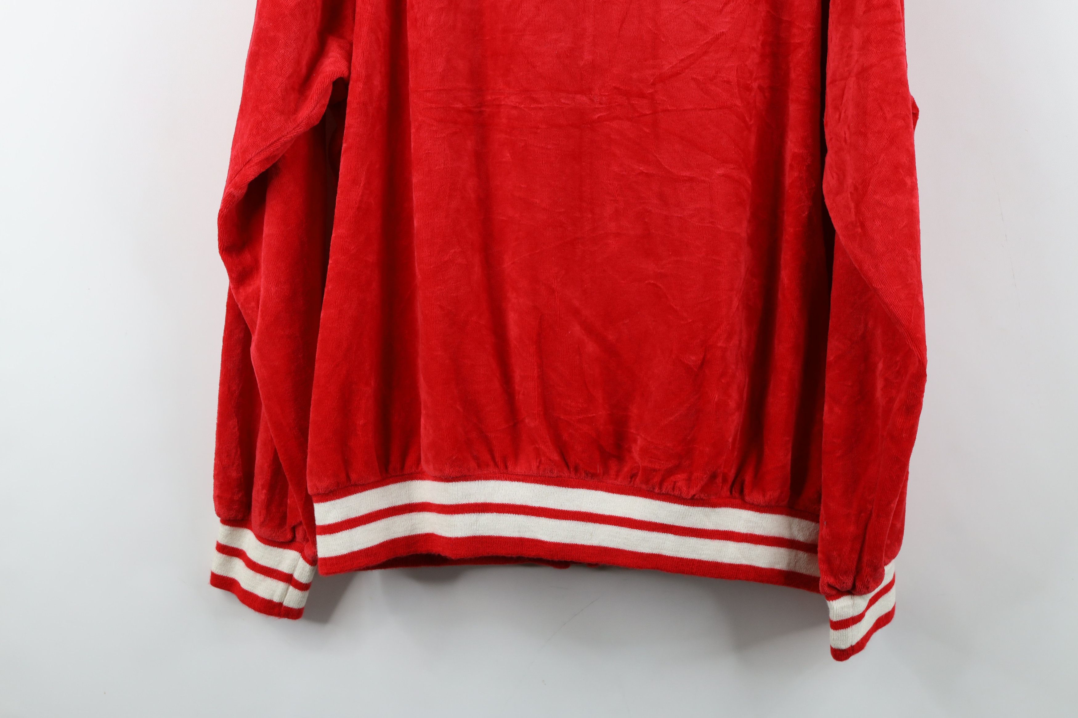 Pierre Cardin Vintage 70s Pierre Cardin Velvet Velour Track Jacket USA Size US L / EU 52-54 / 3 - 15 Thumbnail