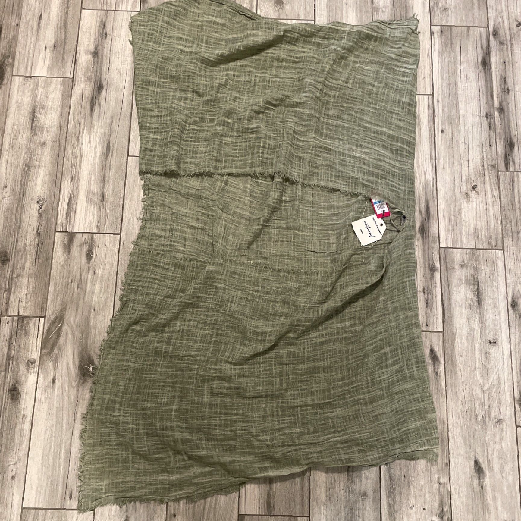 Vince Camuto Vince Camuto Poncho One Size Green Knit Fringe Open Front Shawl Bohemian NWT Ladies Knit Poncho Size ONE SIZE - 3 Thumbnail
