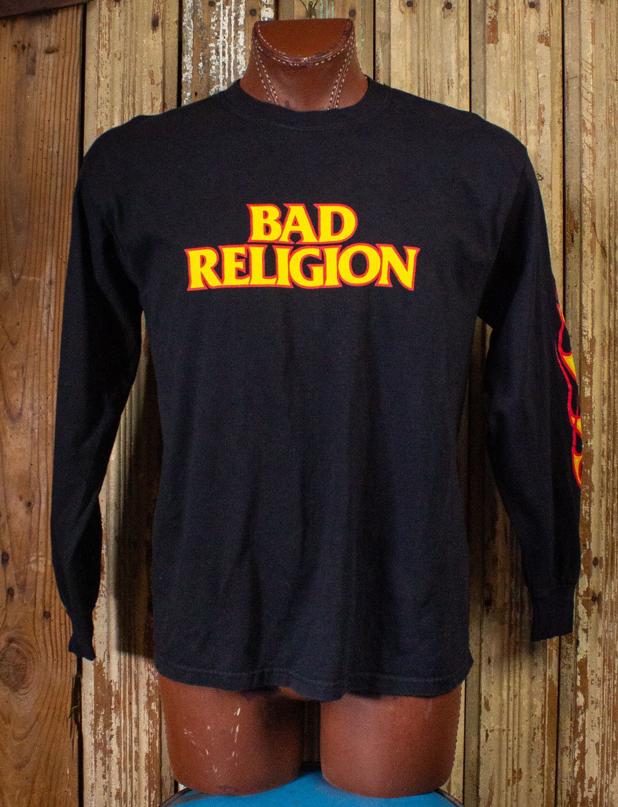image of Band Tees x Vintage Bad Religion New America Concert T Shirt 2000S in Black, Men's (Size XL)