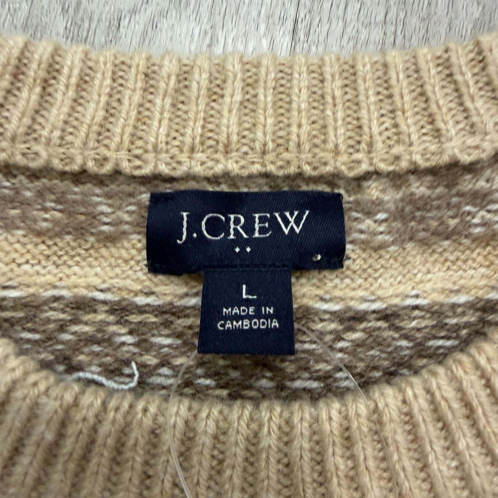 J.Crew J Crew Supersoft Lambswool Fair Isle Sweater Men's Large NEW Size US L / EU 52-54 / 3 - 5 Thumbnail
