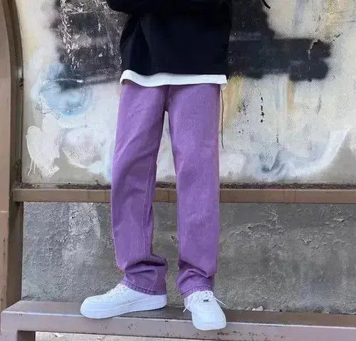 Hypebeast Purple vintage streetwear jeans Size US 32 / EU 48 - 4 Thumbnail