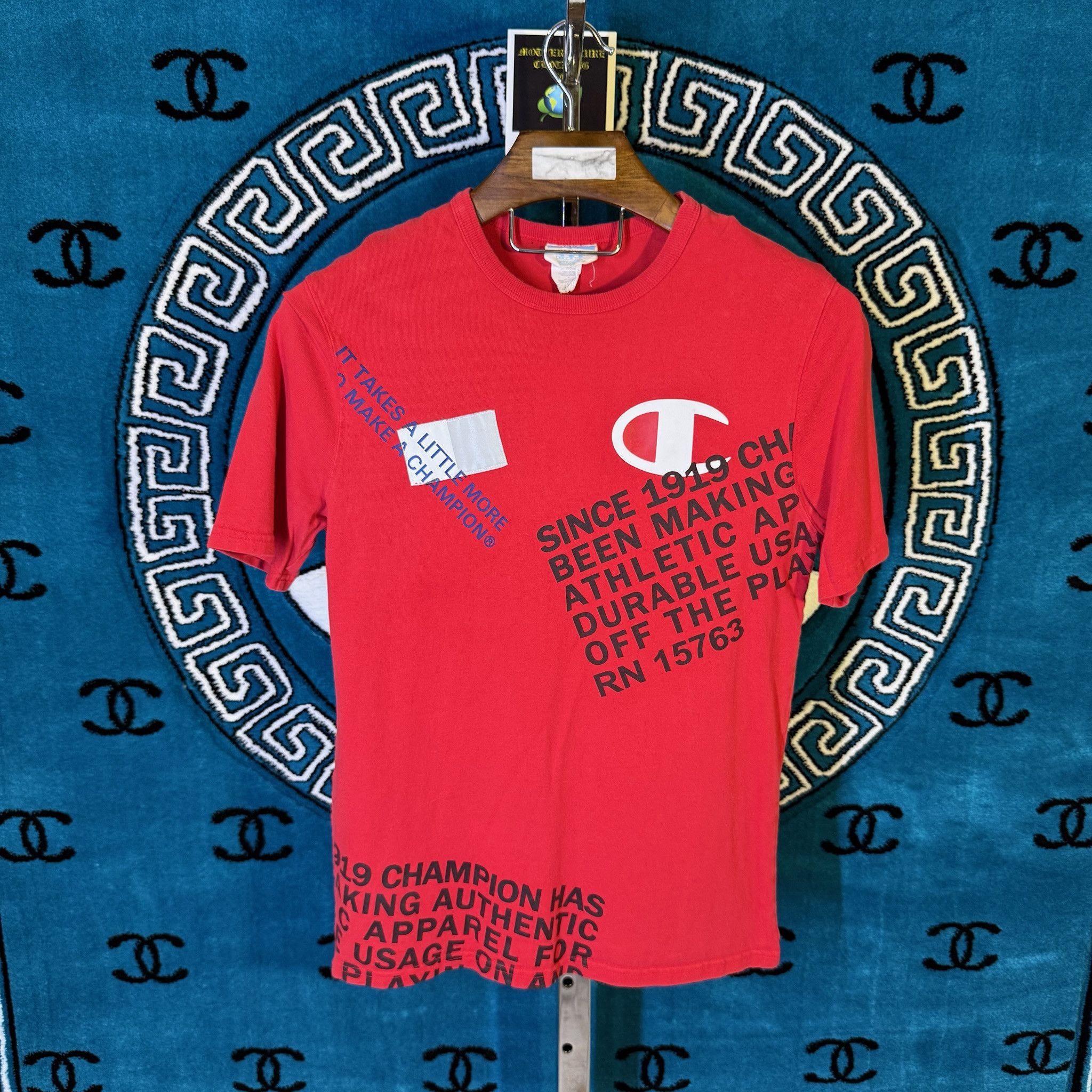 Champion THE CHAMPION LOGOS REPEAT ALL OVER MOTIF S/S SHIRT Size US M / EU 48-50 / 2 - 1 Thumbnail