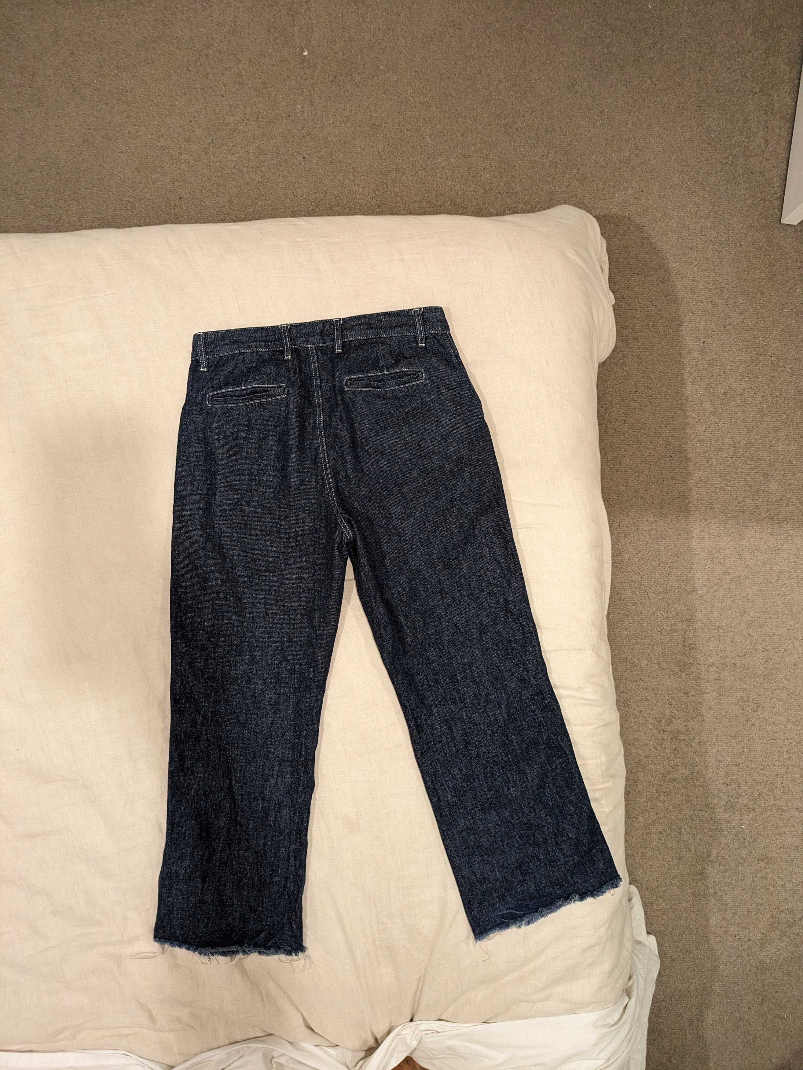 Our Legacy Rail Chino - Raw Blue Hemp Denim Size US 32 / EU 48 - 2 Thumbnail