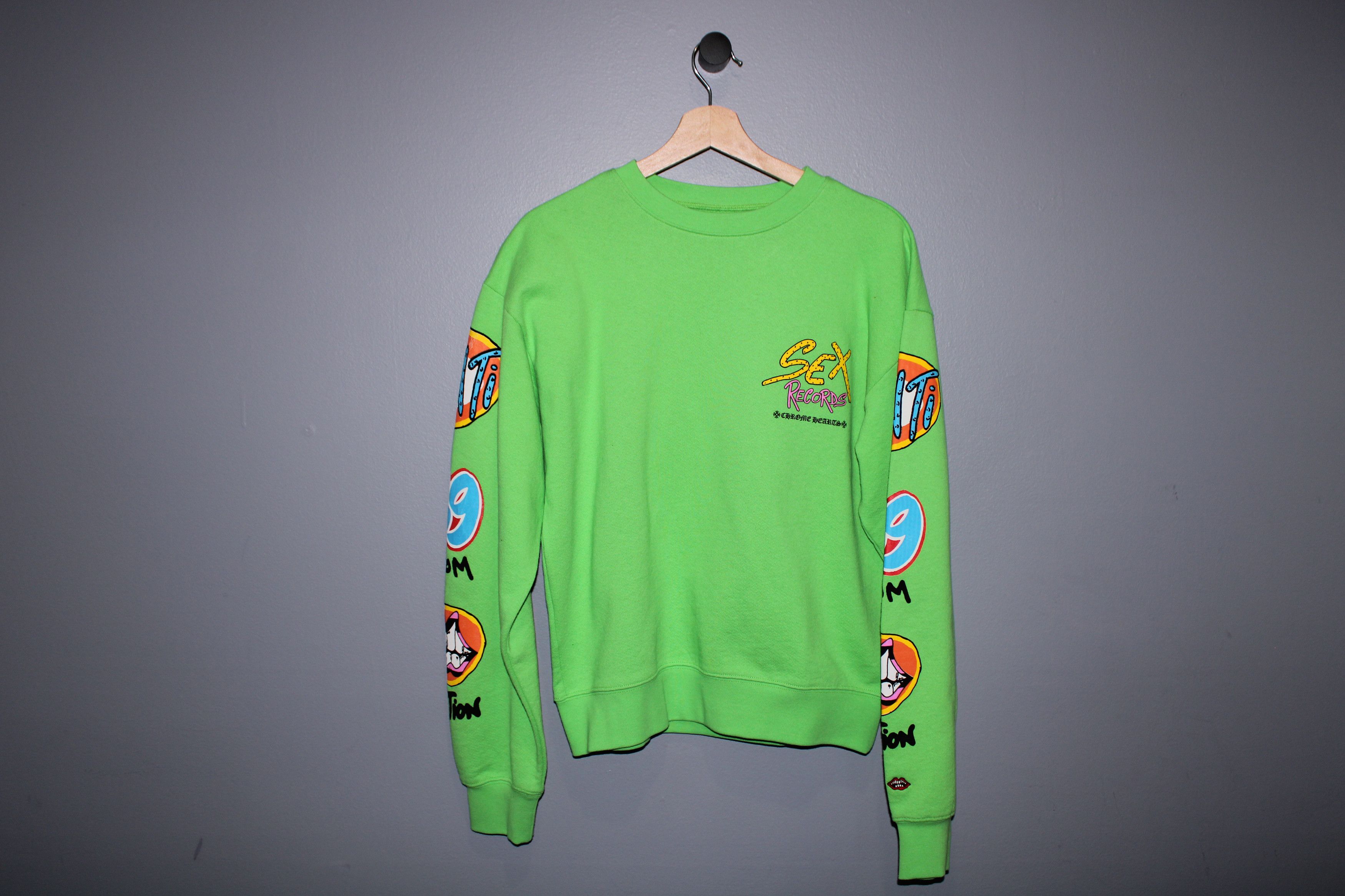 Chrome Hearts CHROME HEARTS MATTY BOY GREEN SEX CREWNECK Size US S / EU 44-46 / 1 - 1 Thumbnail
