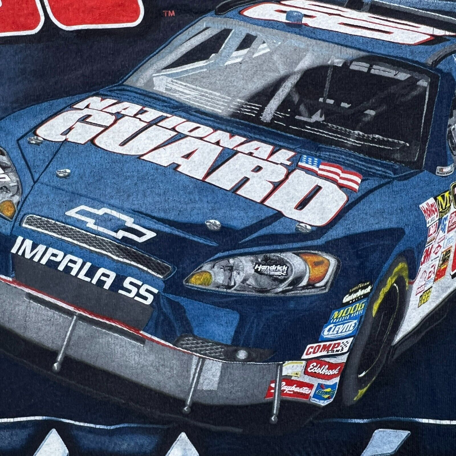 Chase Authentics × NASCAR × Vintage 2007 Dale Earnhardt Jr T Shirt Chase Authentic NASCAR Tee Size US XXL / EU 58 / 5 - 3 Thumbnail