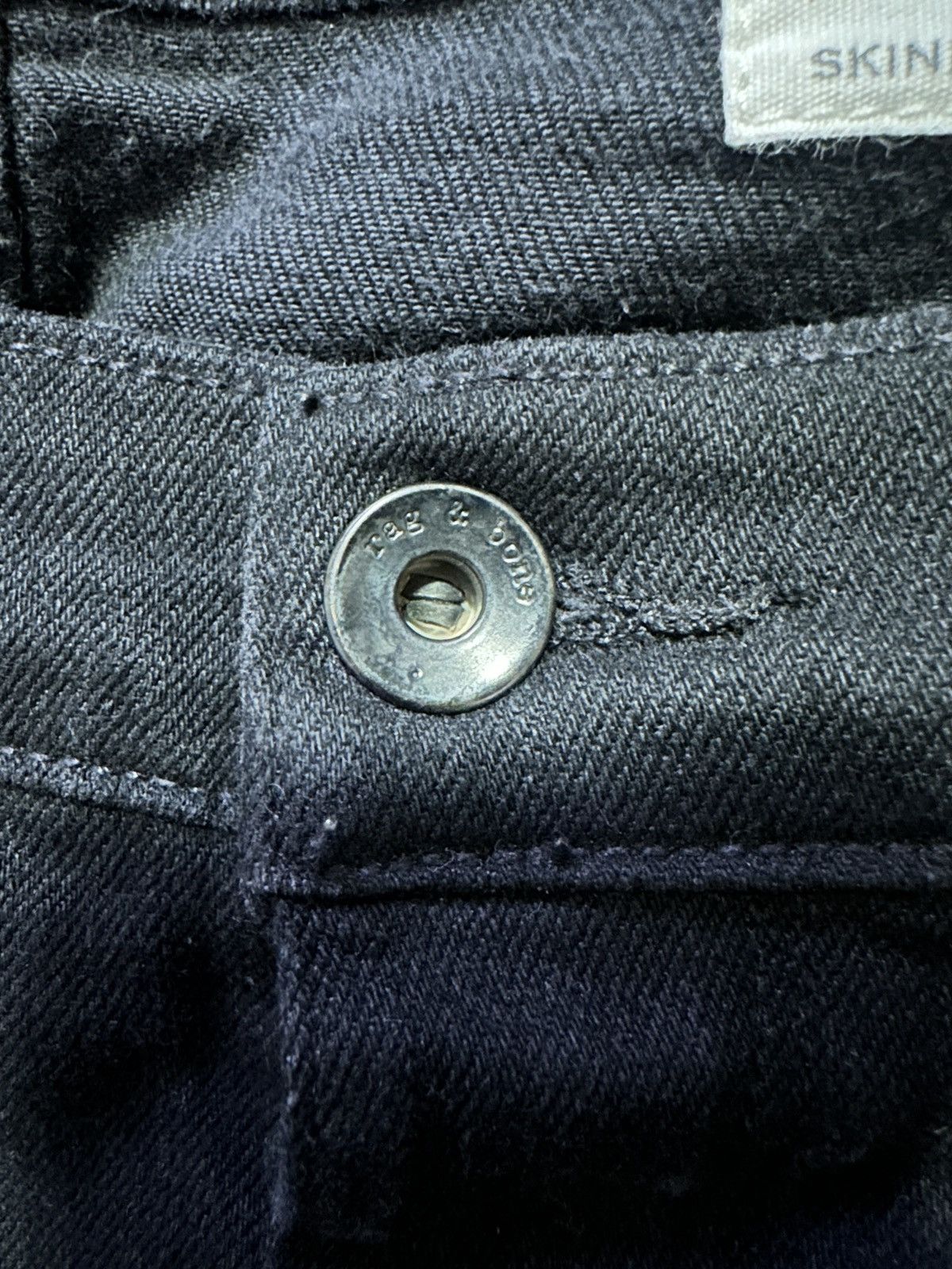 Rag & Bone Rag & Bone Jeans Slim Fit Button Fly Skinny Denim Sz 31 Size US 31 - 3 Thumbnail