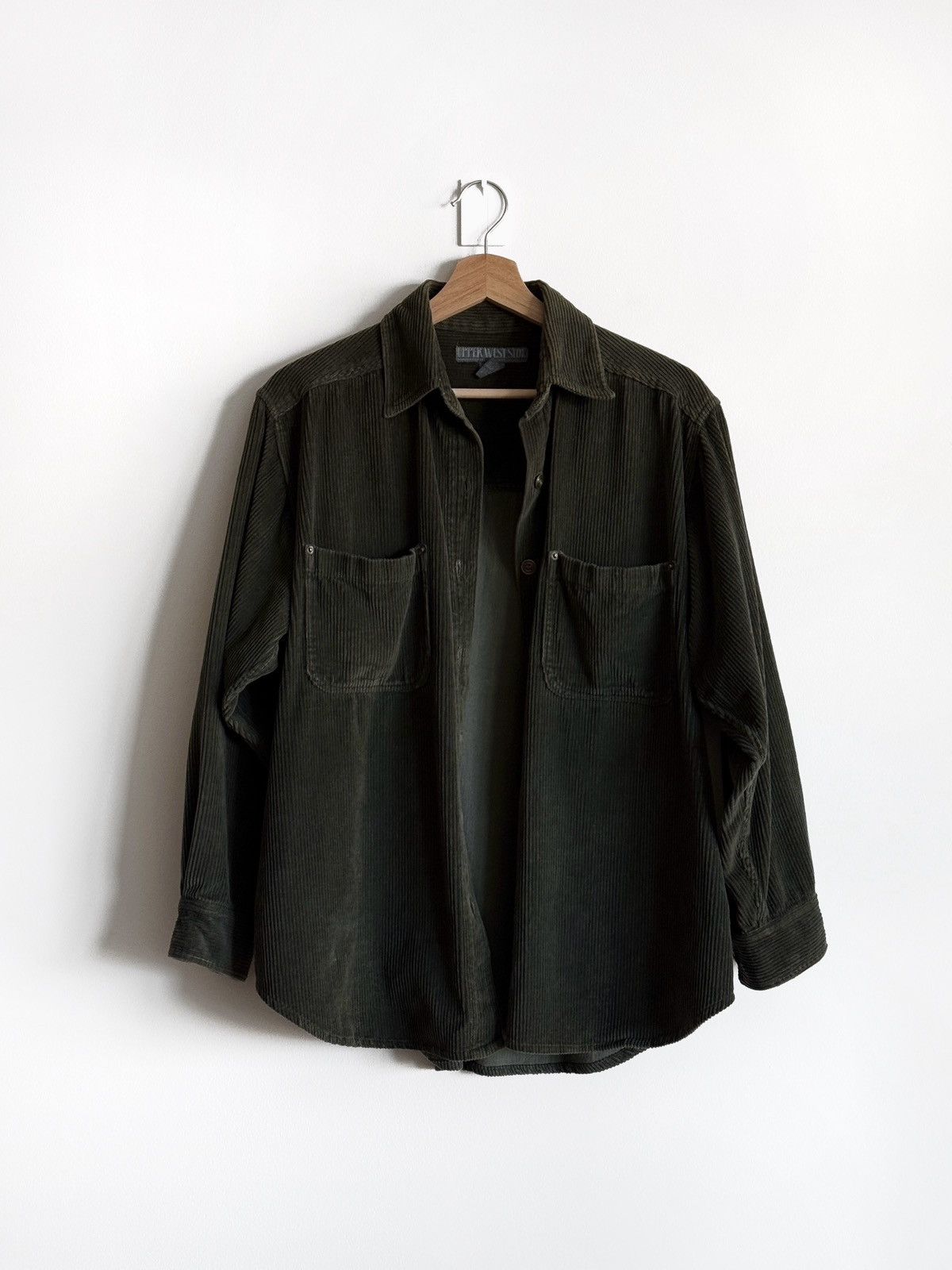 Other Vintage Olive Corduroy Overshirt – Men’s M Size US M / EU 48-50 / 2 - 1 Thumbnail