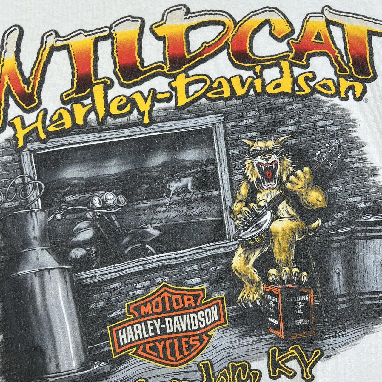 Harley Davidson Wildcat Harley-Davidson Vintage Tee - London, KY Size US XL / EU 56 / 4 - 3 Thumbnail