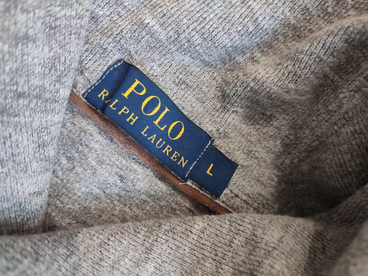 Polo Ralph Lauren POLO RALPH LAUREN Shawl-collar cotton knit sweater Size M Size US M / EU 48-50 / 2 - 11 Thumbnail