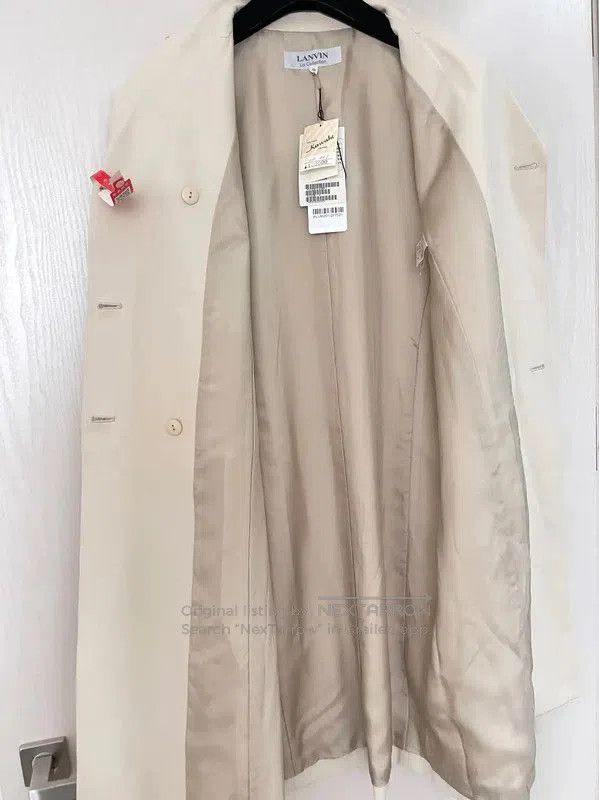 Lanvin Lanvin Beige Wool Blend Women's Coat . Size M / US 6-8 / IT 42-44 - 4 Thumbnail