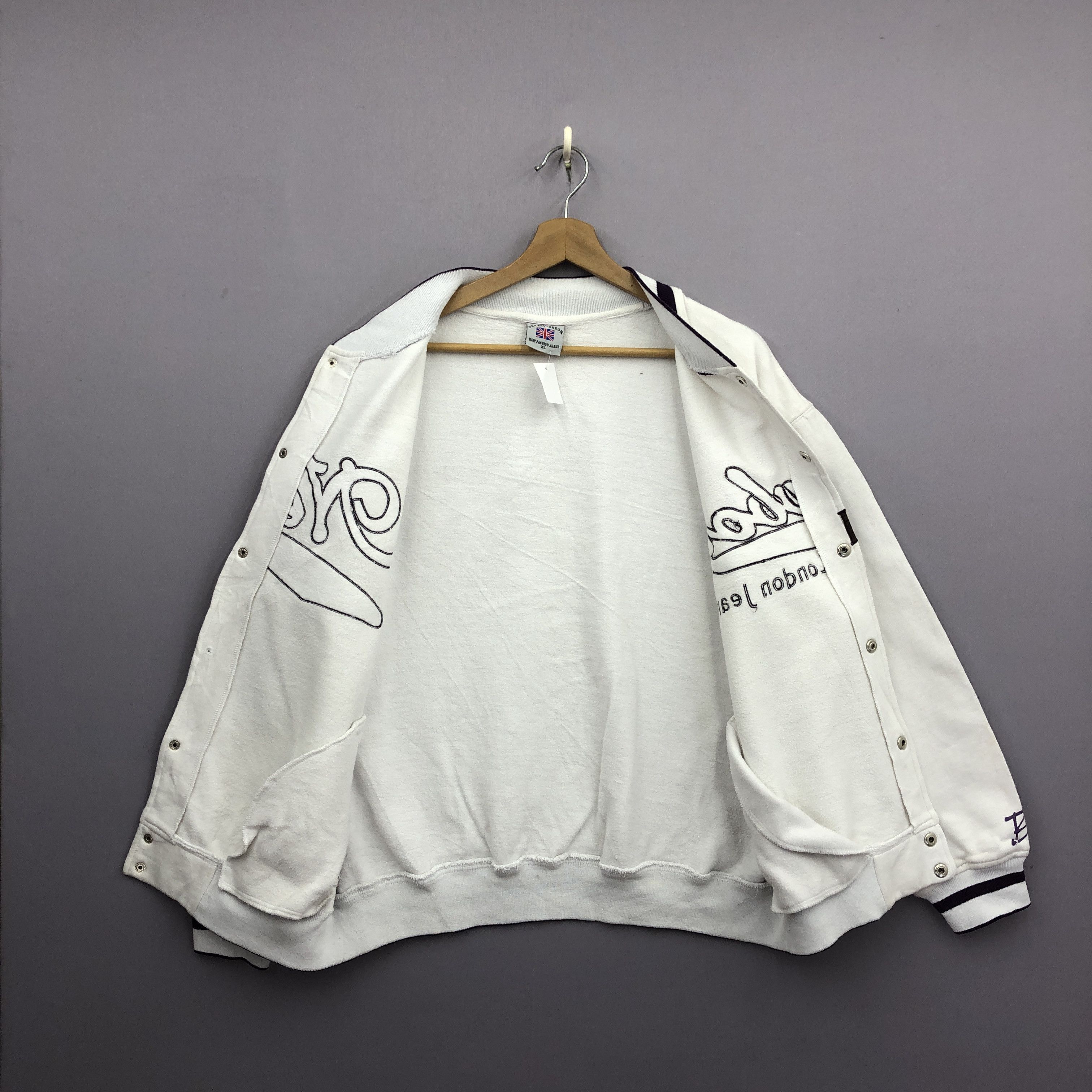 Japanese Brand × Vintage Vintage Y2K New Boy London Baggy Sweater Sweatshirt Size US XL / EU 56 / 4 - 8 Thumbnail