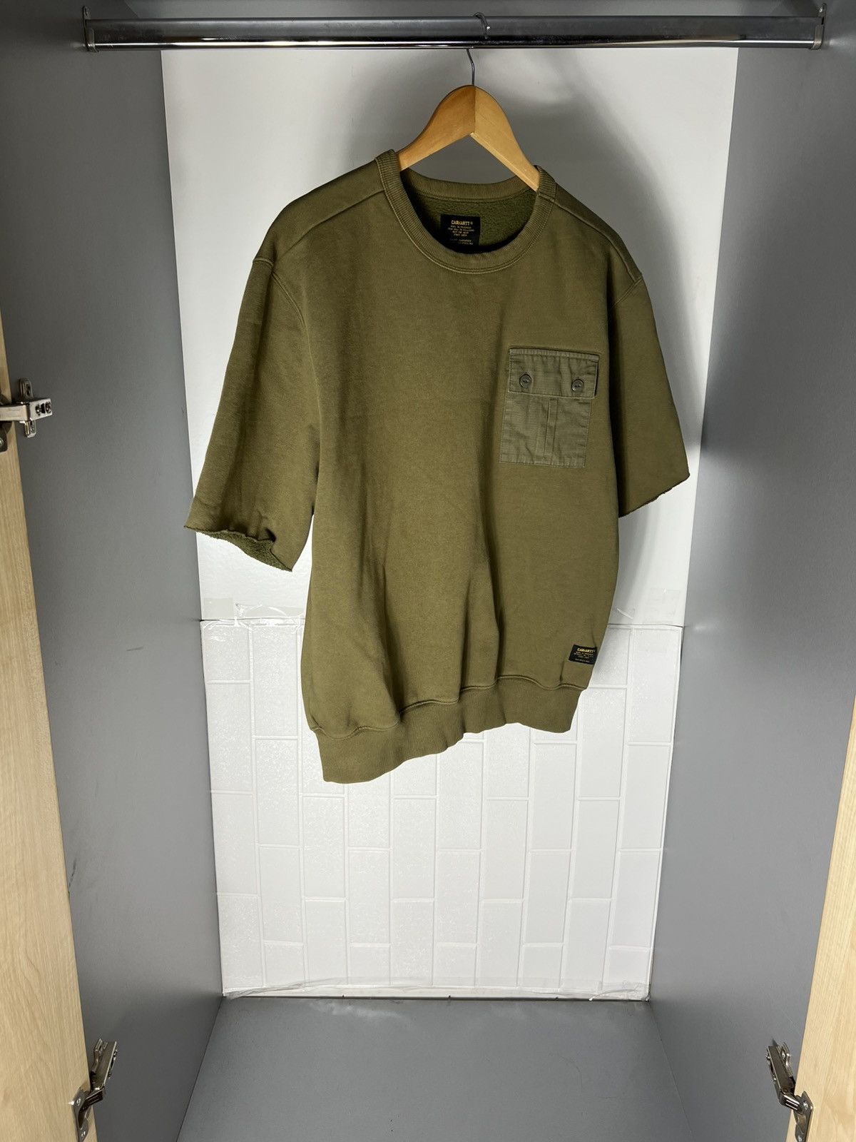 Carhartt Wip VINTAGE CARHARTT WIP MILITARY POCKET SWEAT DESIGNER Y2K 90s Size US M / EU 48-50 / 2 - 4 Thumbnail