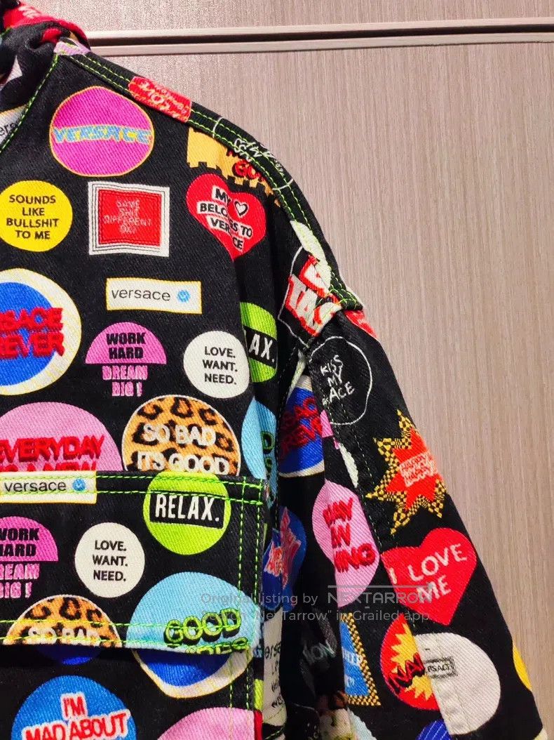Versace Versace Badge print jacket coat Size US XL / EU 56 / 4 - 3 Thumbnail