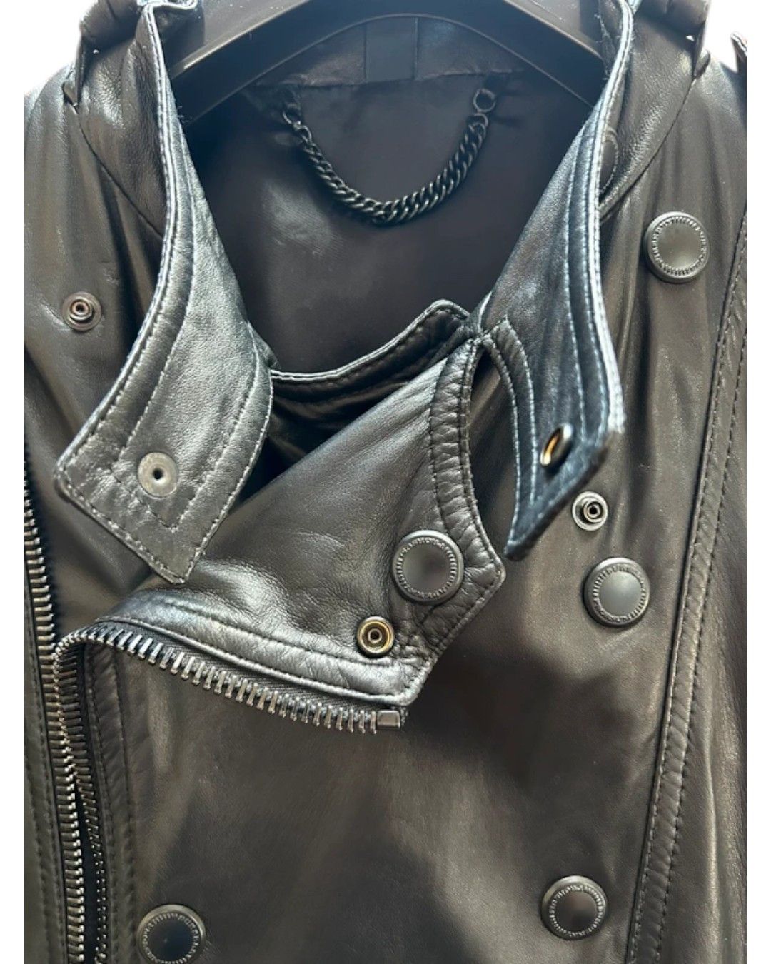 Burberry Prorsum RUNWAY LAMBSKIN LEATHER BIKER JACKET Size US M / EU 48-50 / 2 - 13 Thumbnail