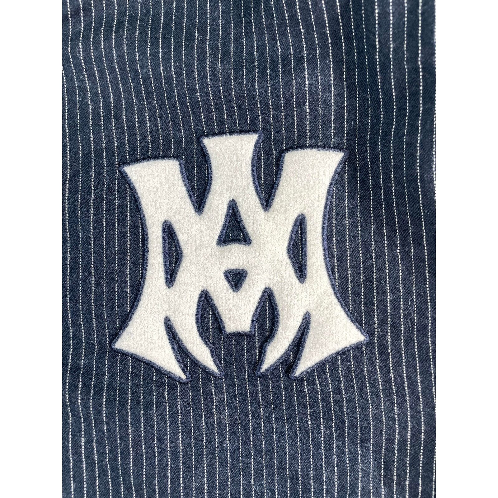 Amiri Amiri Hollywood MA Logo Navy Varsity Jacket Size US S / EU 44-46 / 1 - 5 Thumbnail