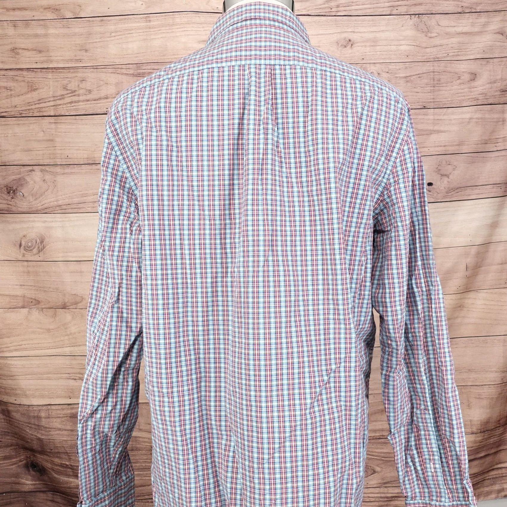 Gap GAP CLASSIC FIT RED BLUE CHECK SHIRT MENS SIZE XL Size US XL / EU 56 / 4 - 4 Thumbnail