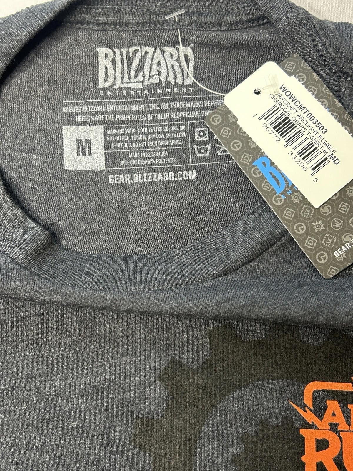 Other Blizzard Warcraft Arclight Rumble Gears Shirt Medium 2022 Size US M / EU 48-50 / 2 - 5 Thumbnail