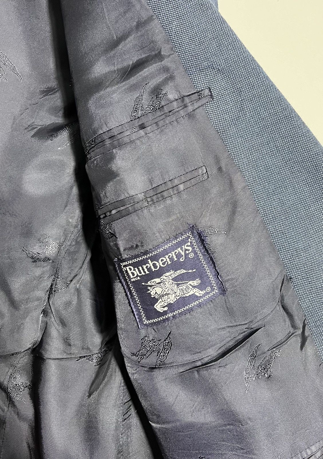 Burberry × Vintage Vintage Burberry’s Wool Suit Blazer and Trousers Size 50R - 8 Thumbnail