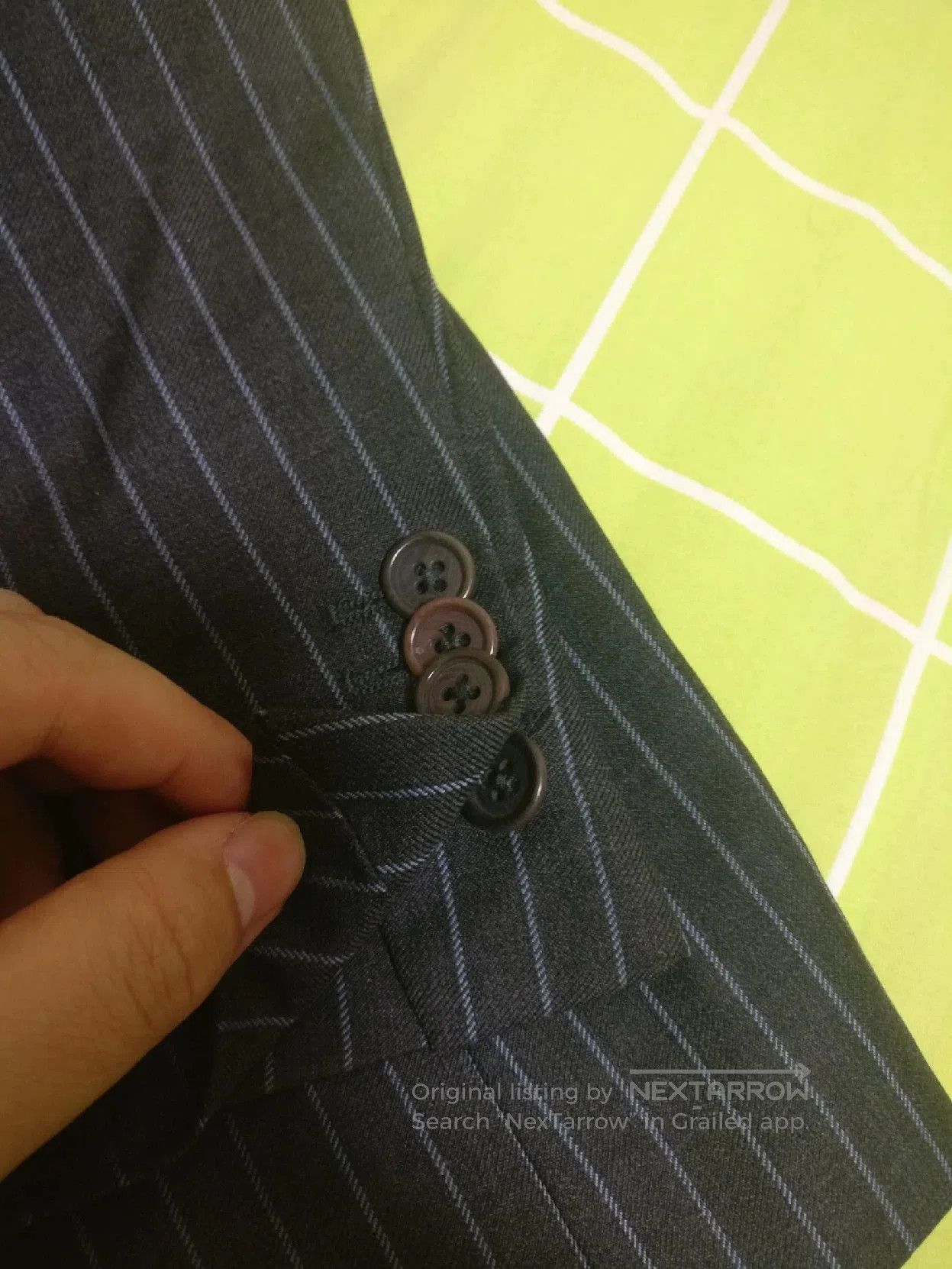 Boglioli Italian Wool Suit with Stripes. Size US M / EU 48-50 / 2 - 3 Thumbnail