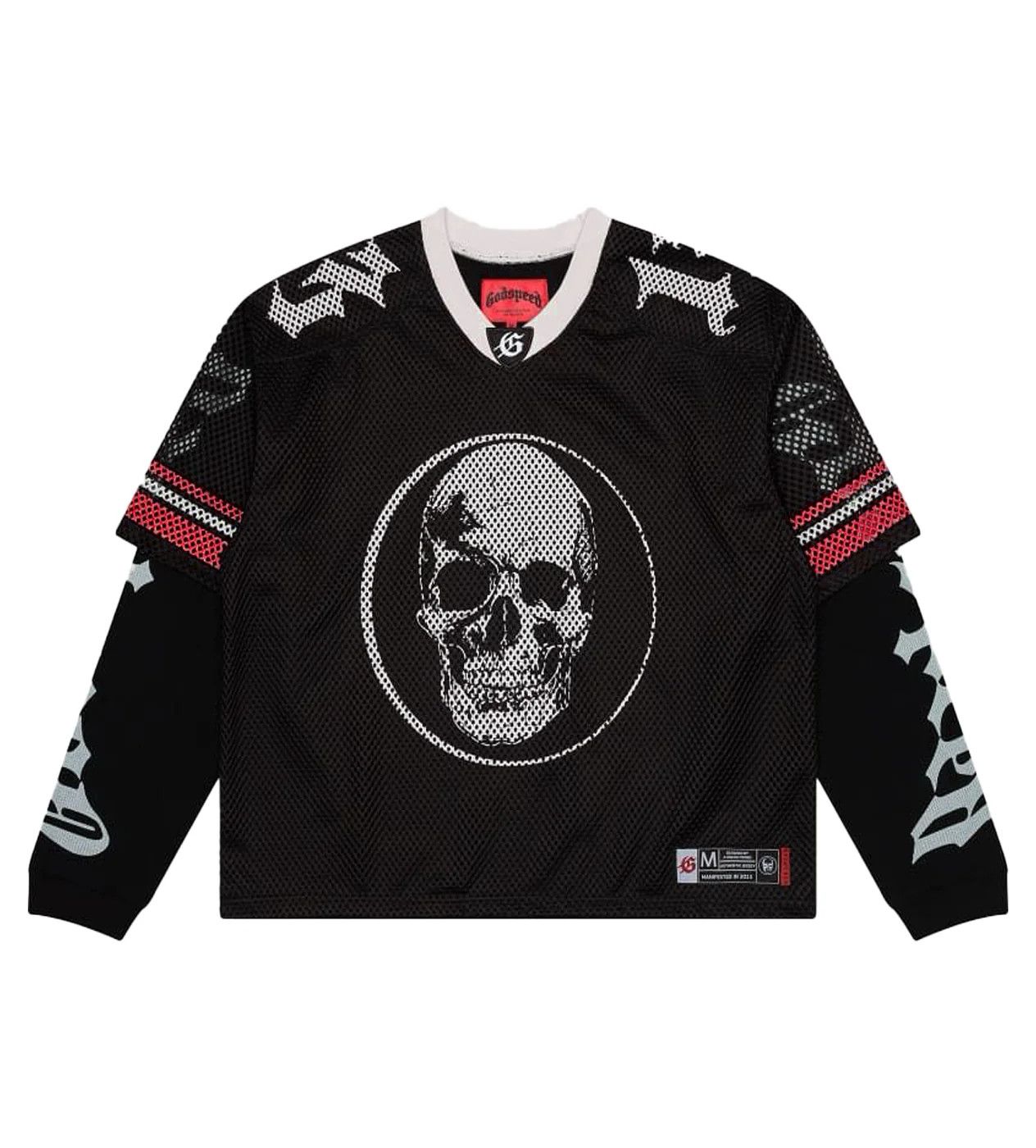 Godspeed Godspeed 'Boom' TD Layered Black & Red Jersey Size US L / EU 52-54 / 3 - 1 Thumbnail
