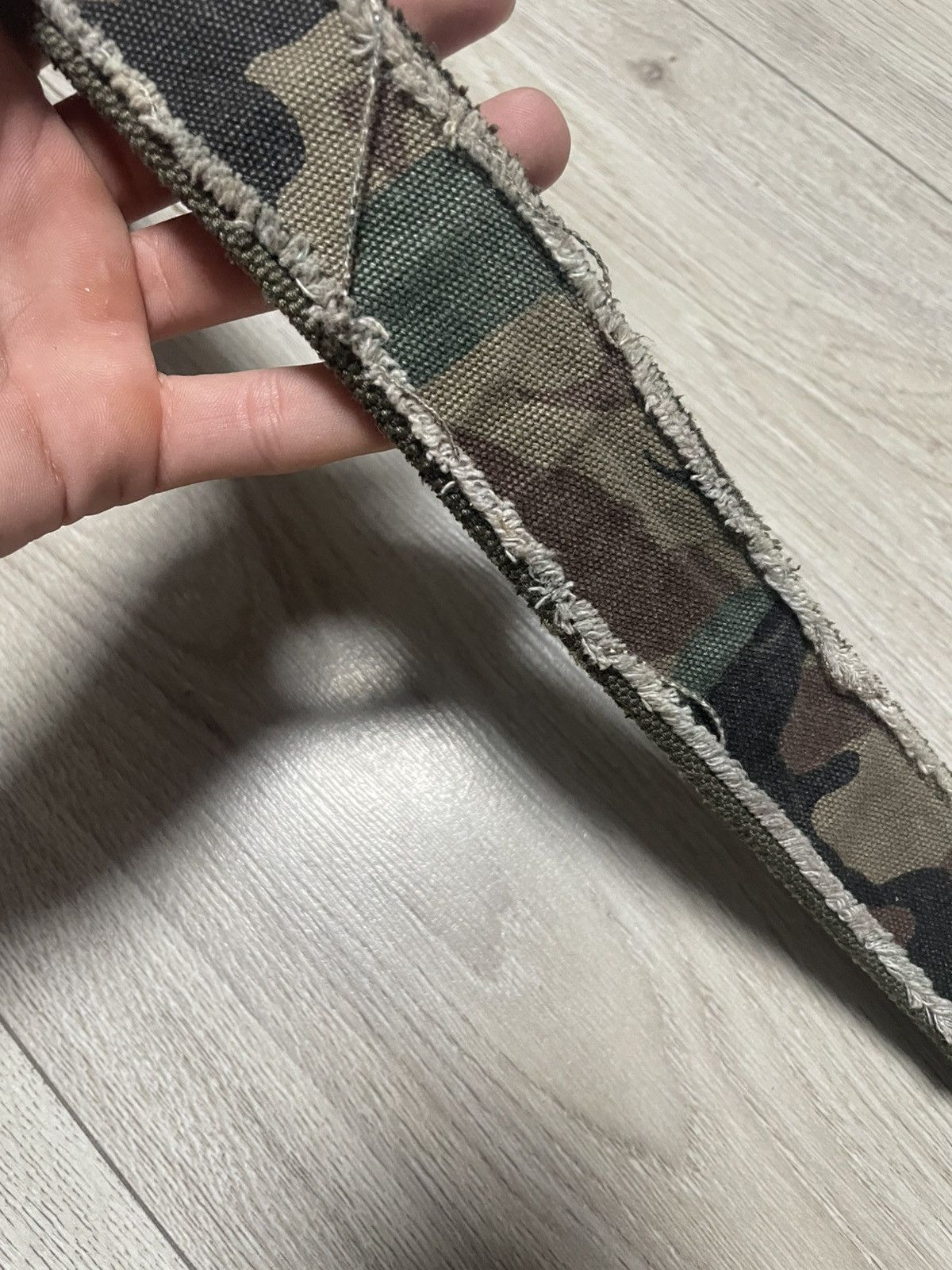 Vintage Vintage Military Camouflage Belt Avant Garde Camo Y2K Size ONE SIZE - 7 Thumbnail