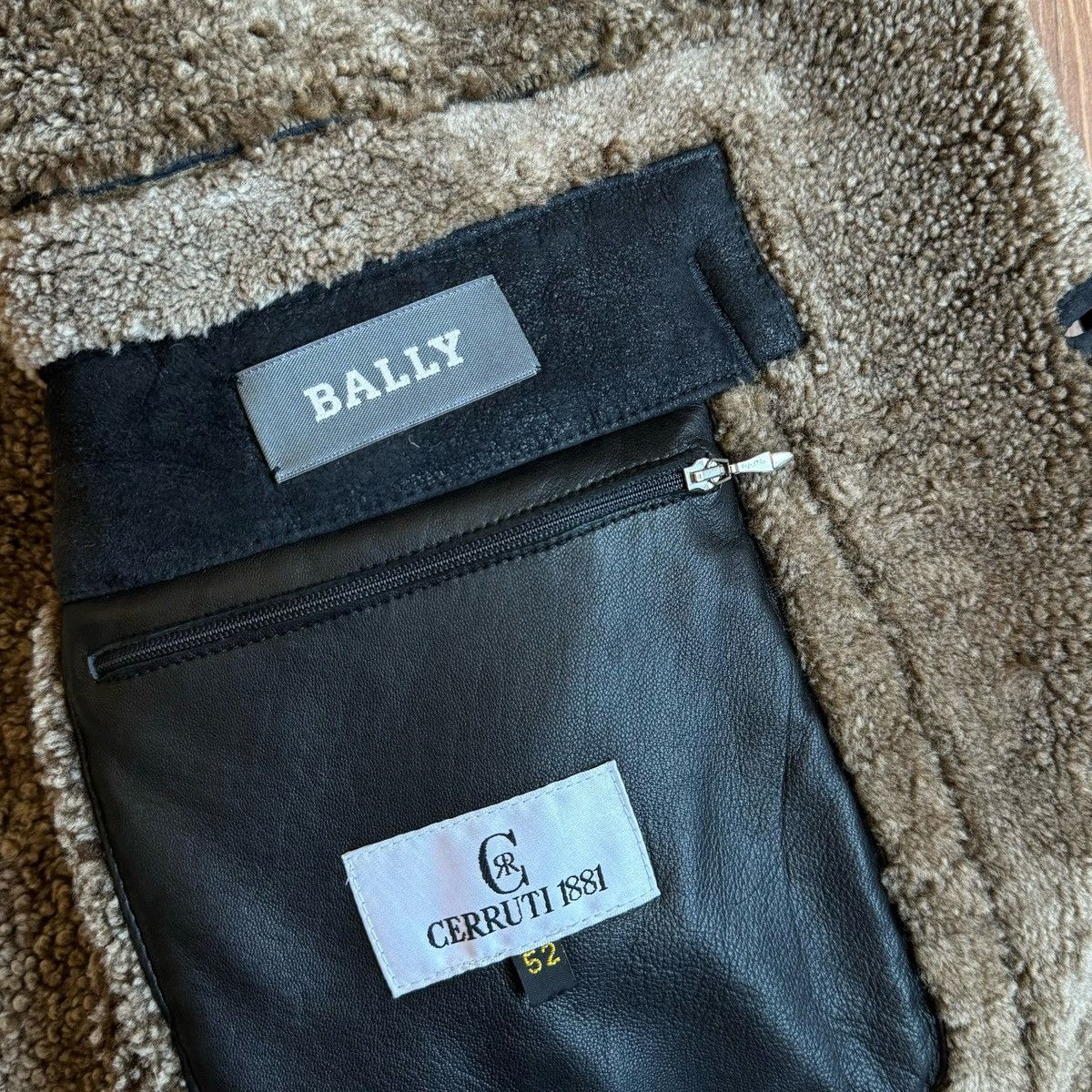 Bally Bally Shearling Jacket Cerruti 1881 Ing. Sheepskin Men’s 52 Size US L / EU 52-54 / 3 - 6 Thumbnail